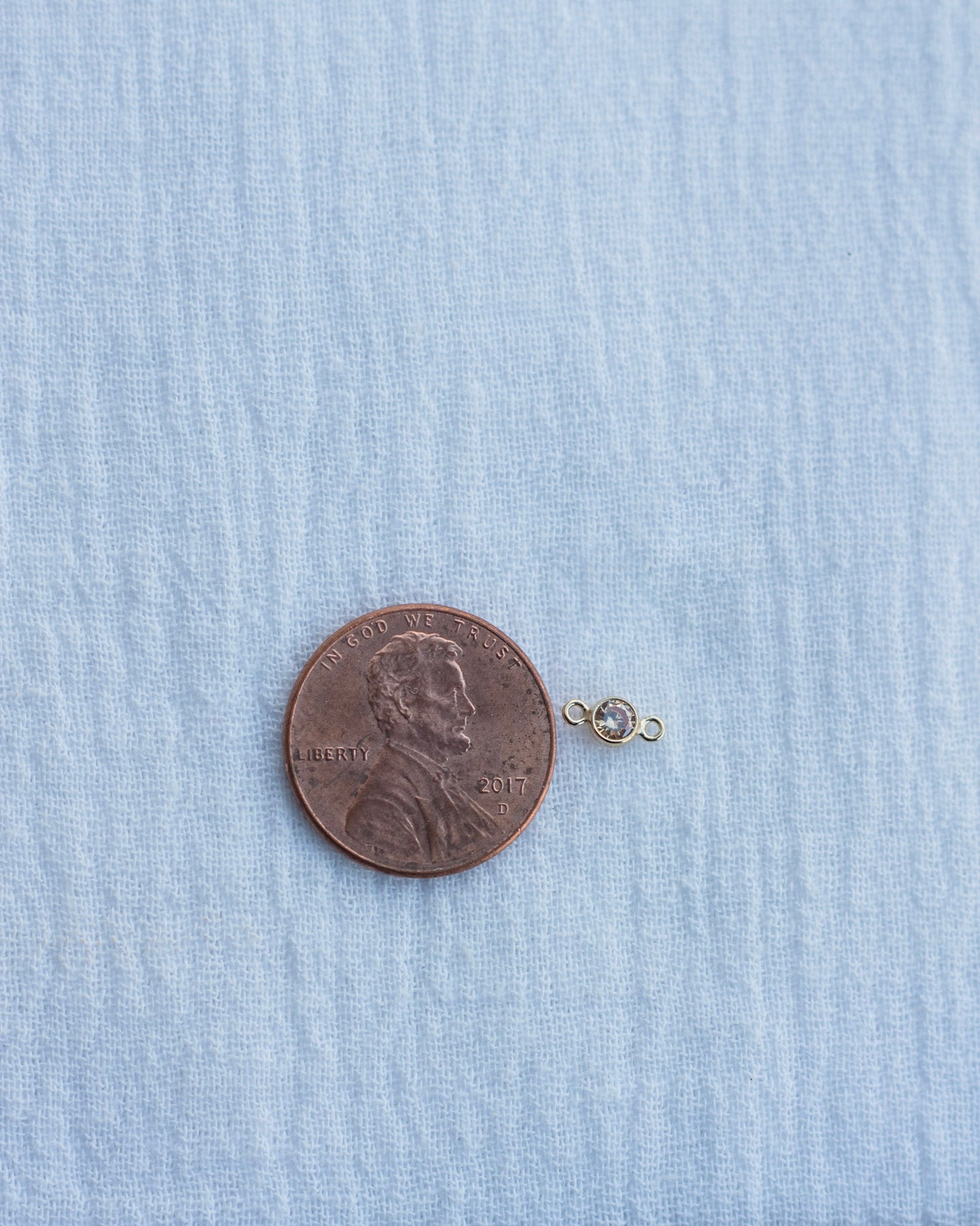3mm Birthstone Connector, CN115