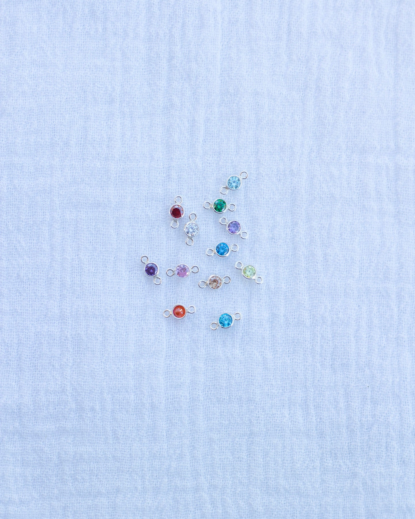 3mm Birthstone Connector, CN115