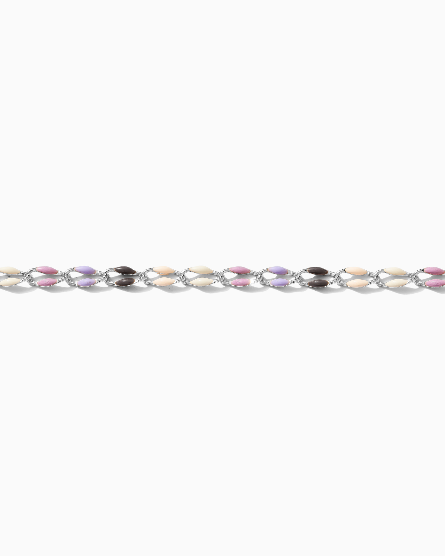 Lavender Multi Color Enamel Chain, SP102