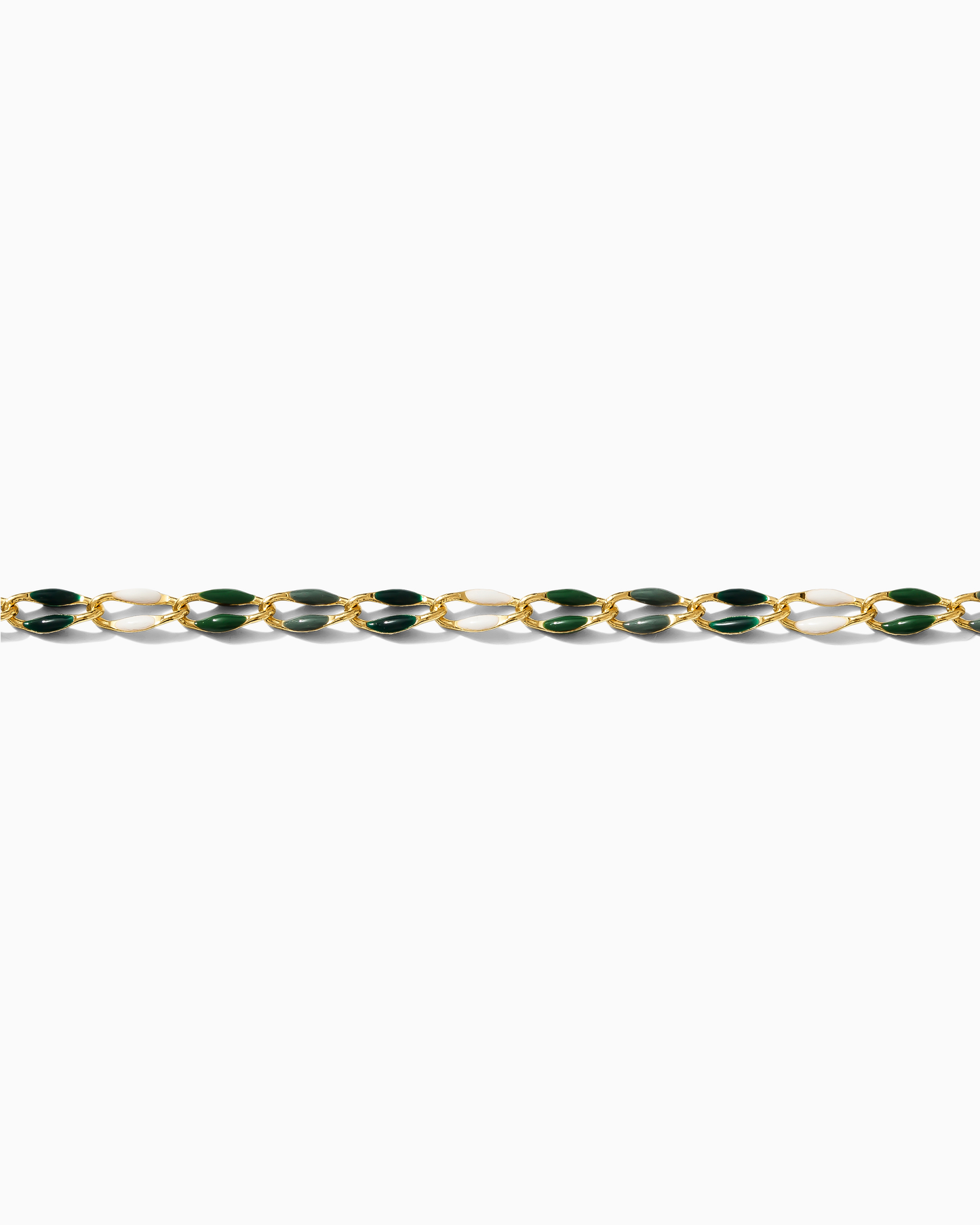 Green Multi Color Enamel Chain, GP103