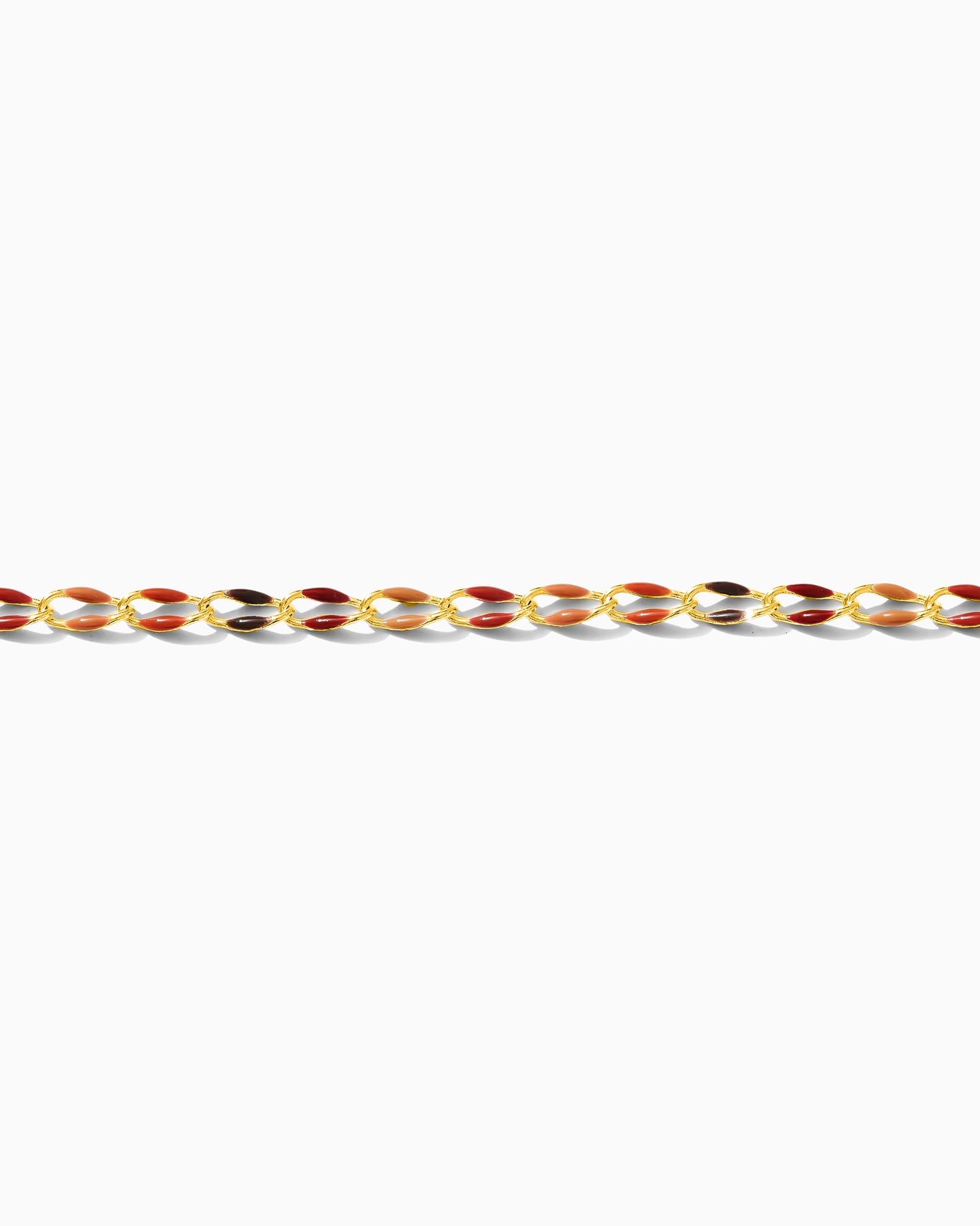 Autumn Multi Color Enamel Chain, GP114