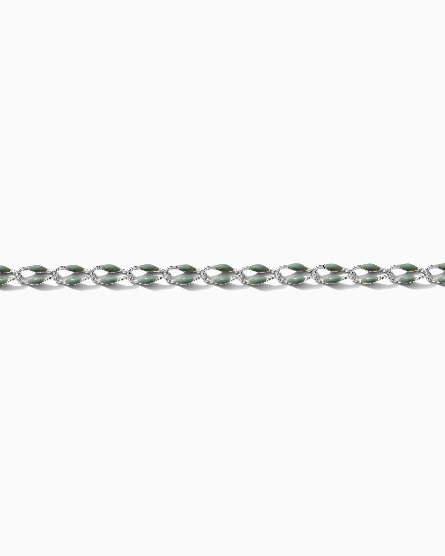 Sage Green Enamel Chain, SP120