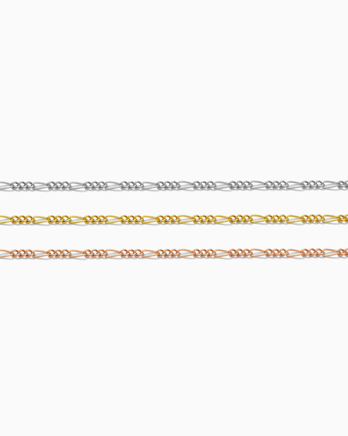 1.5mm Figaro 3+1 Chain, G13, S13, R13