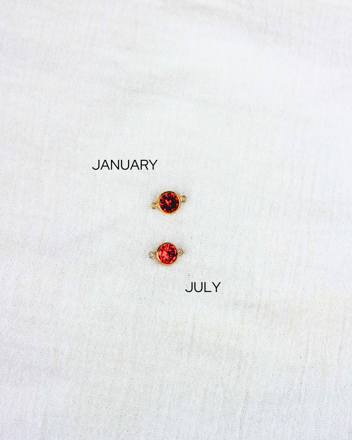 6mm Birthstone Connector, CN195