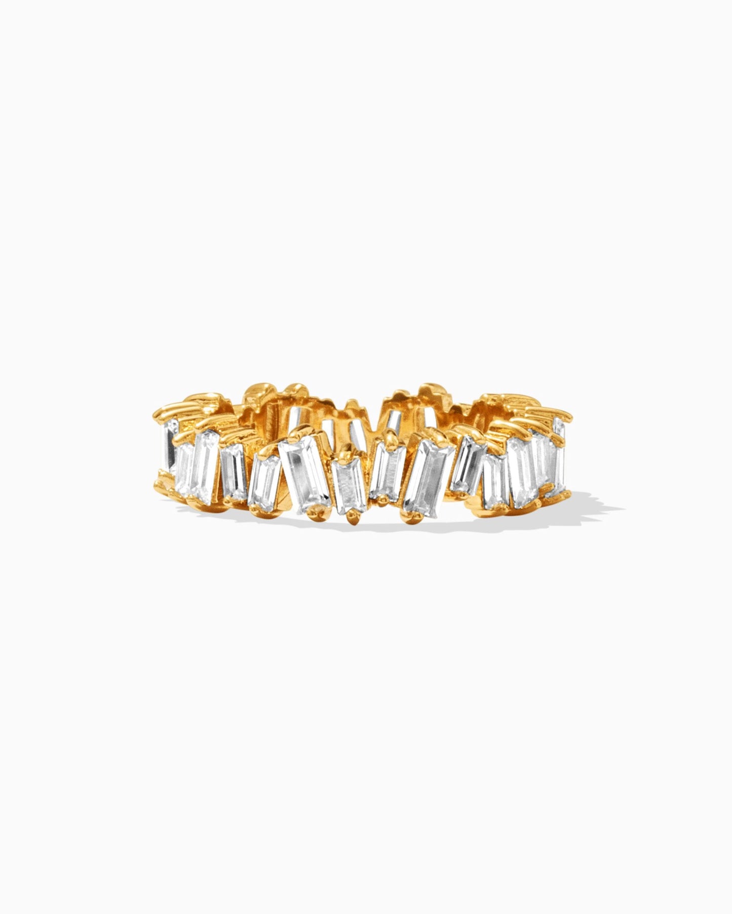 Cubic Zirconia Mixed Baguette Ring, R9