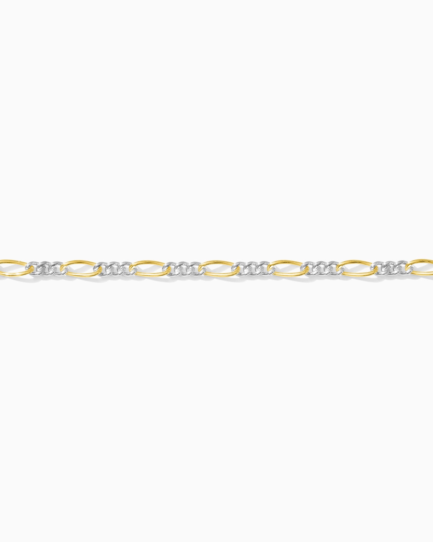 3mm Mixed Metal Figaro 3+1 chain, MM183