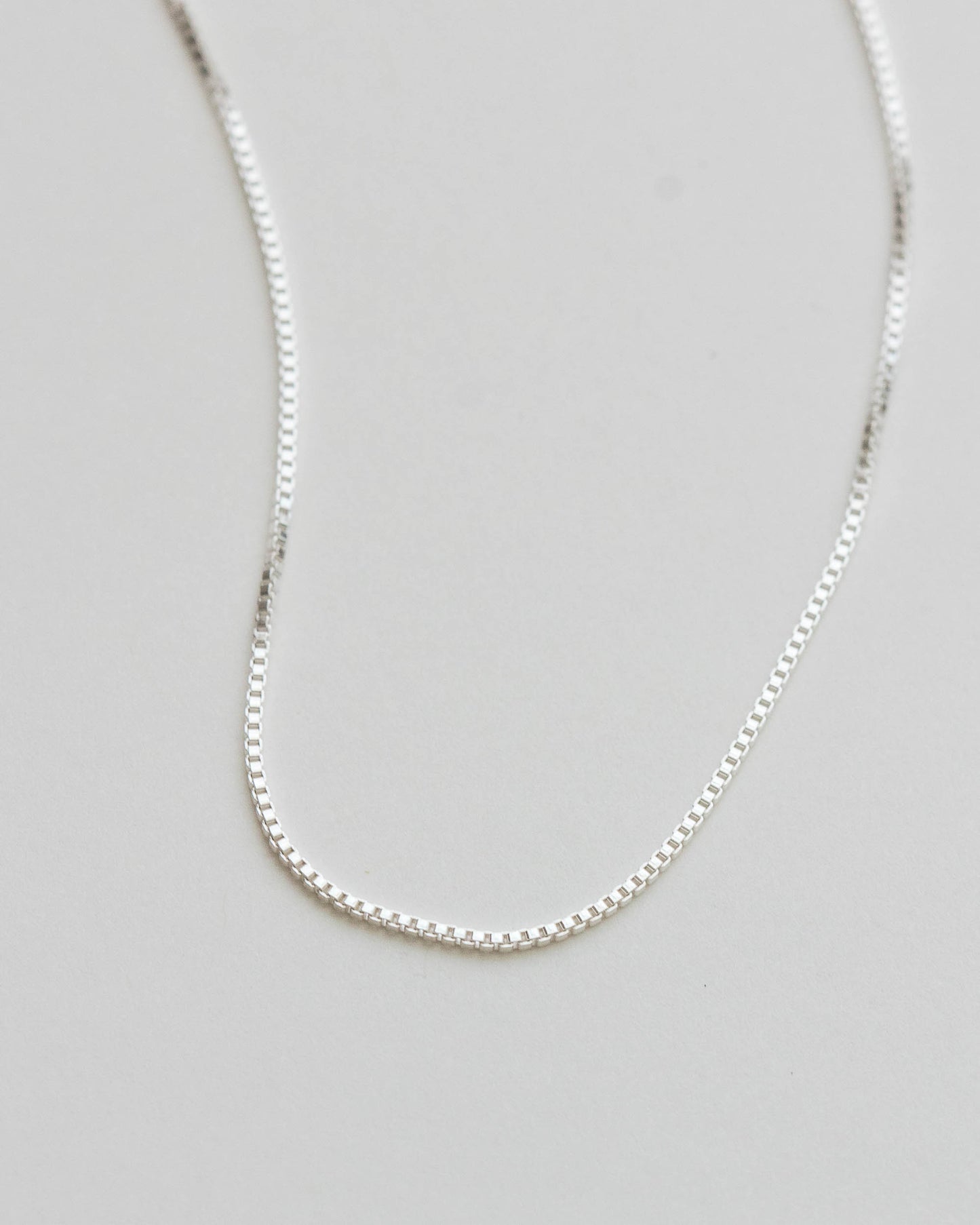 Sterling Silver Box Chain, NC02