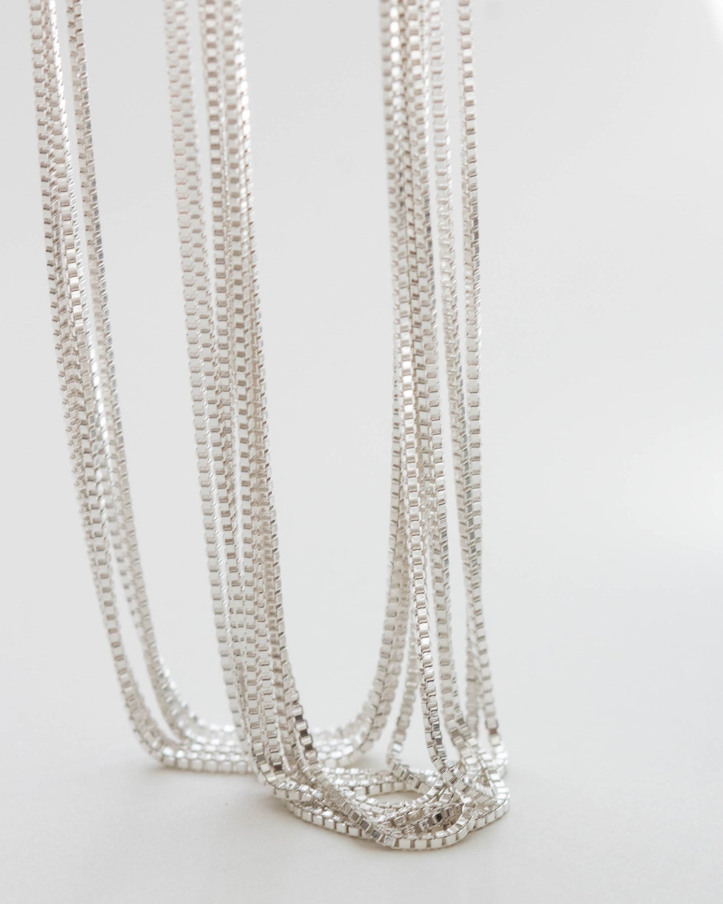 Sterling Silver Box Chain, NC02