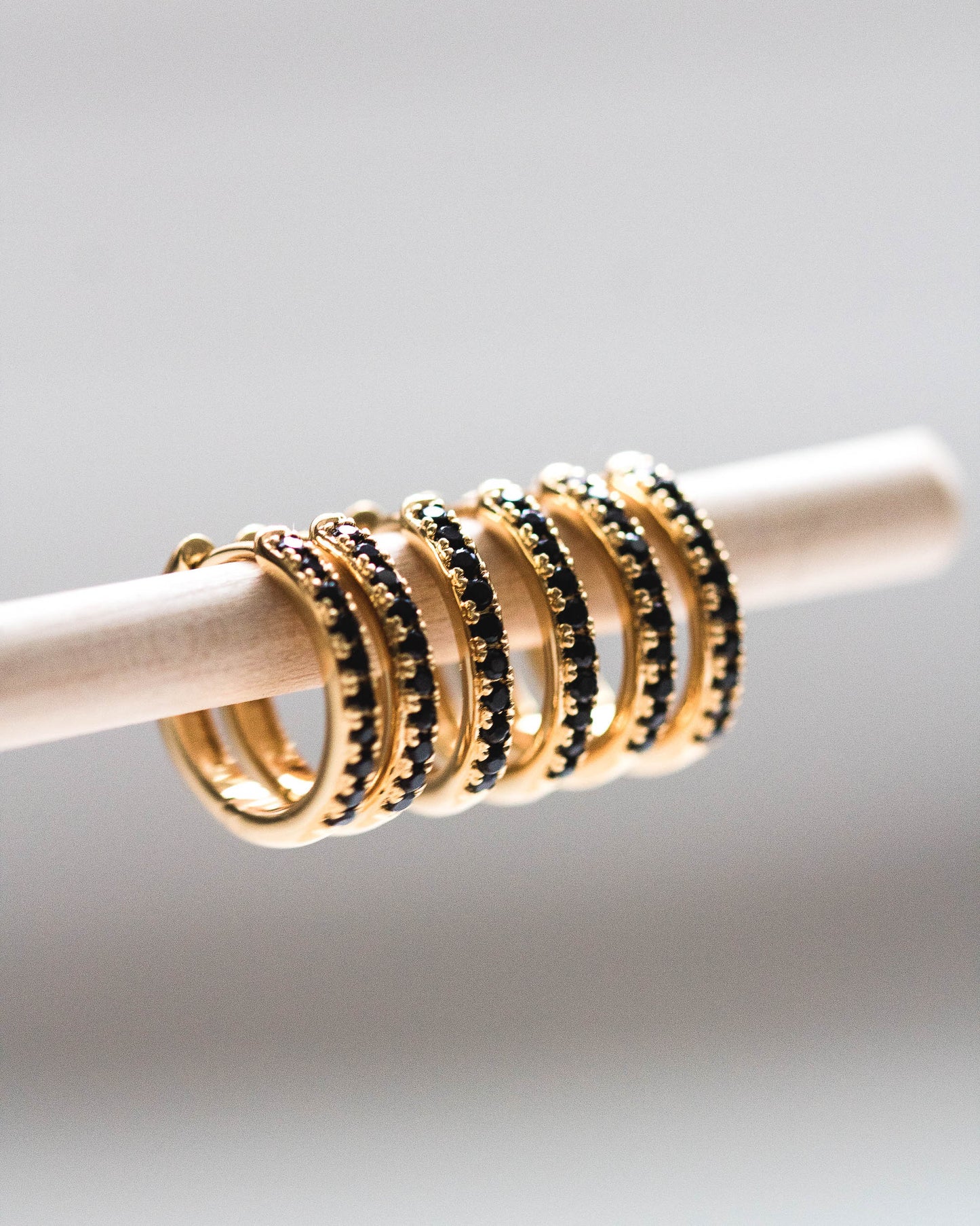 15mm Pearl Gold Hoop Dangle Earrings, E1