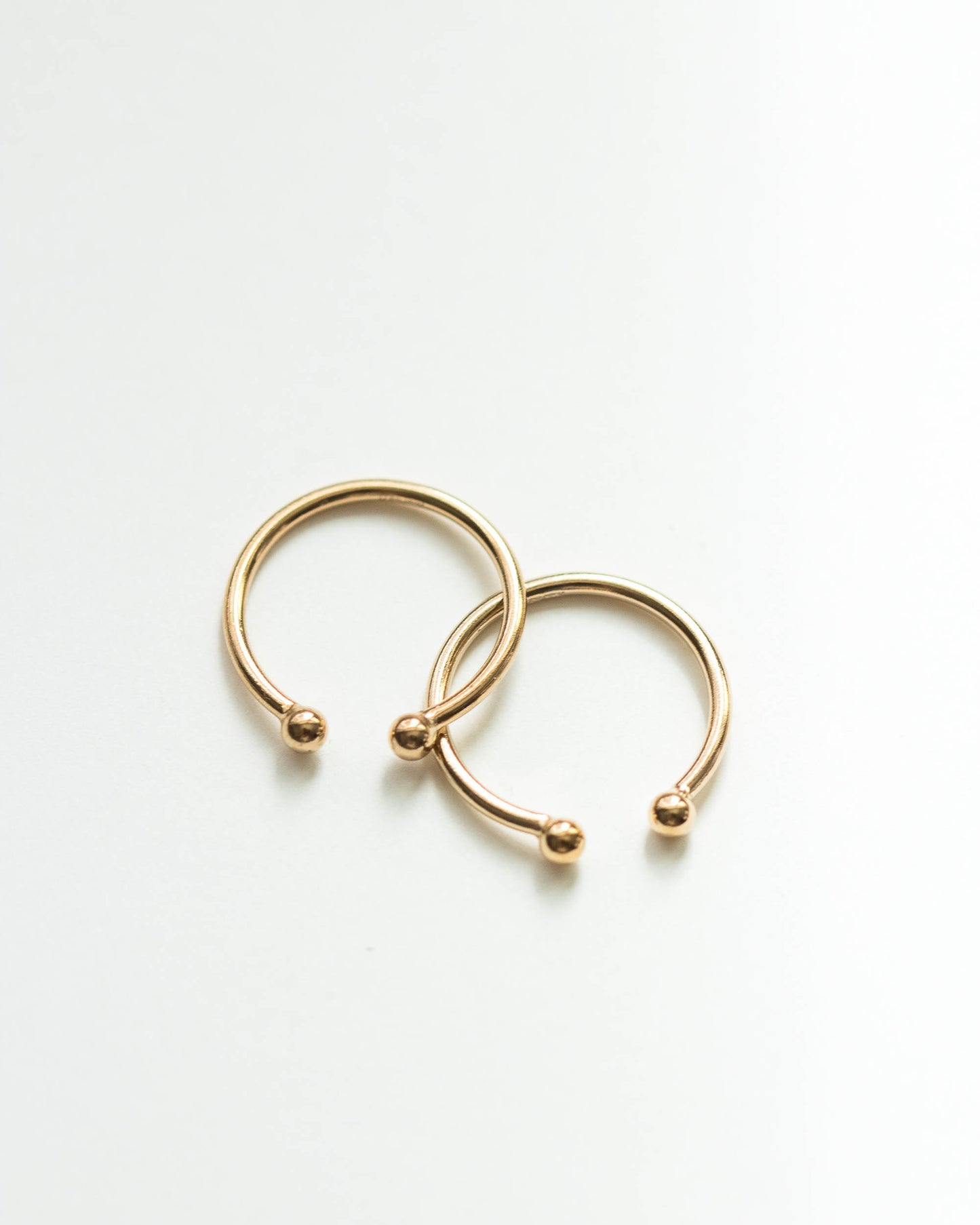 Open Front Beaded Ring, R02