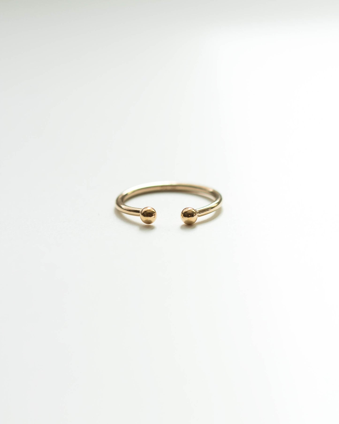 Open Front Beaded Ring, R02