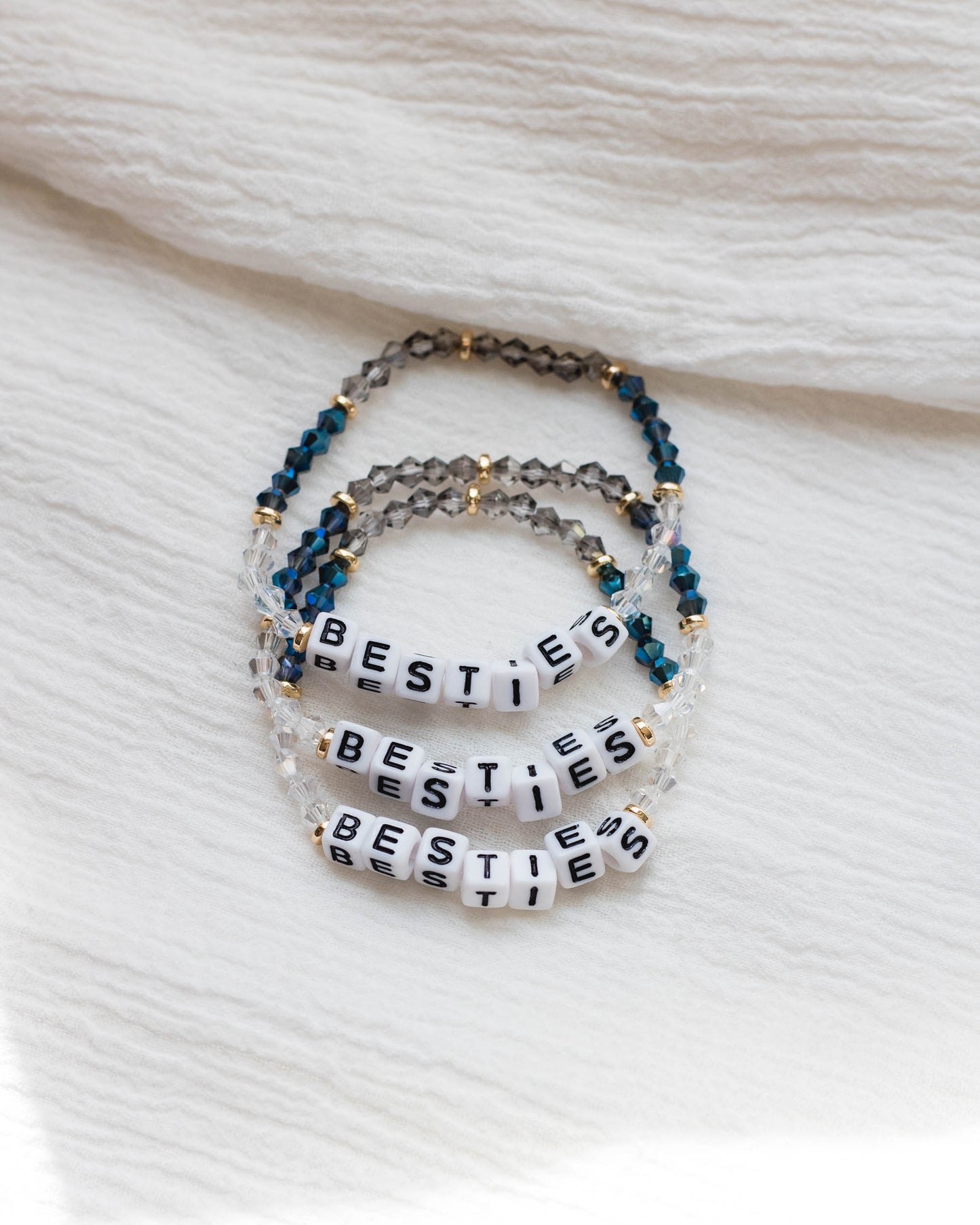 Besties Stretch Bead Bracelet, BR02
