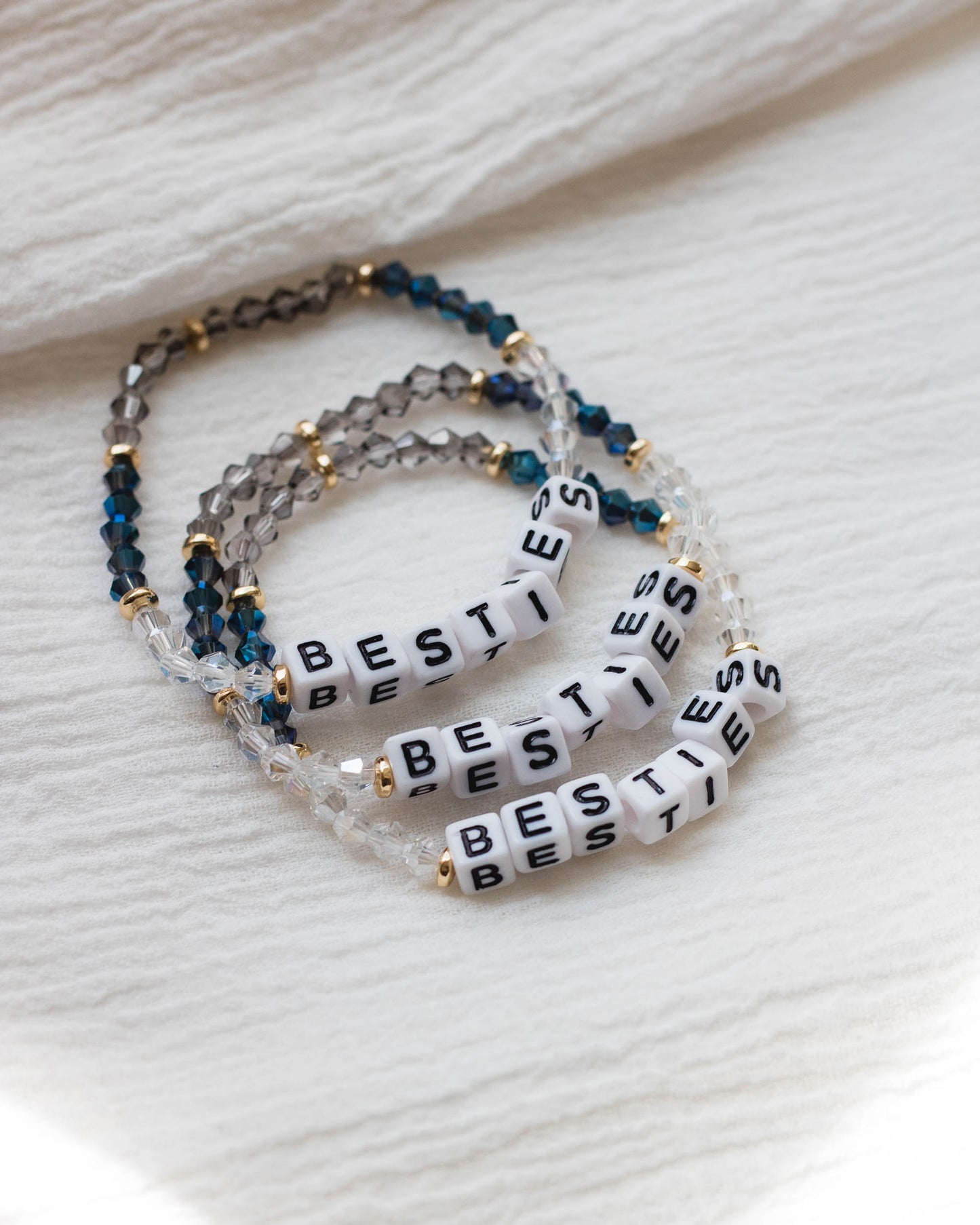 Besties Stretch Bead Bracelet, BR02