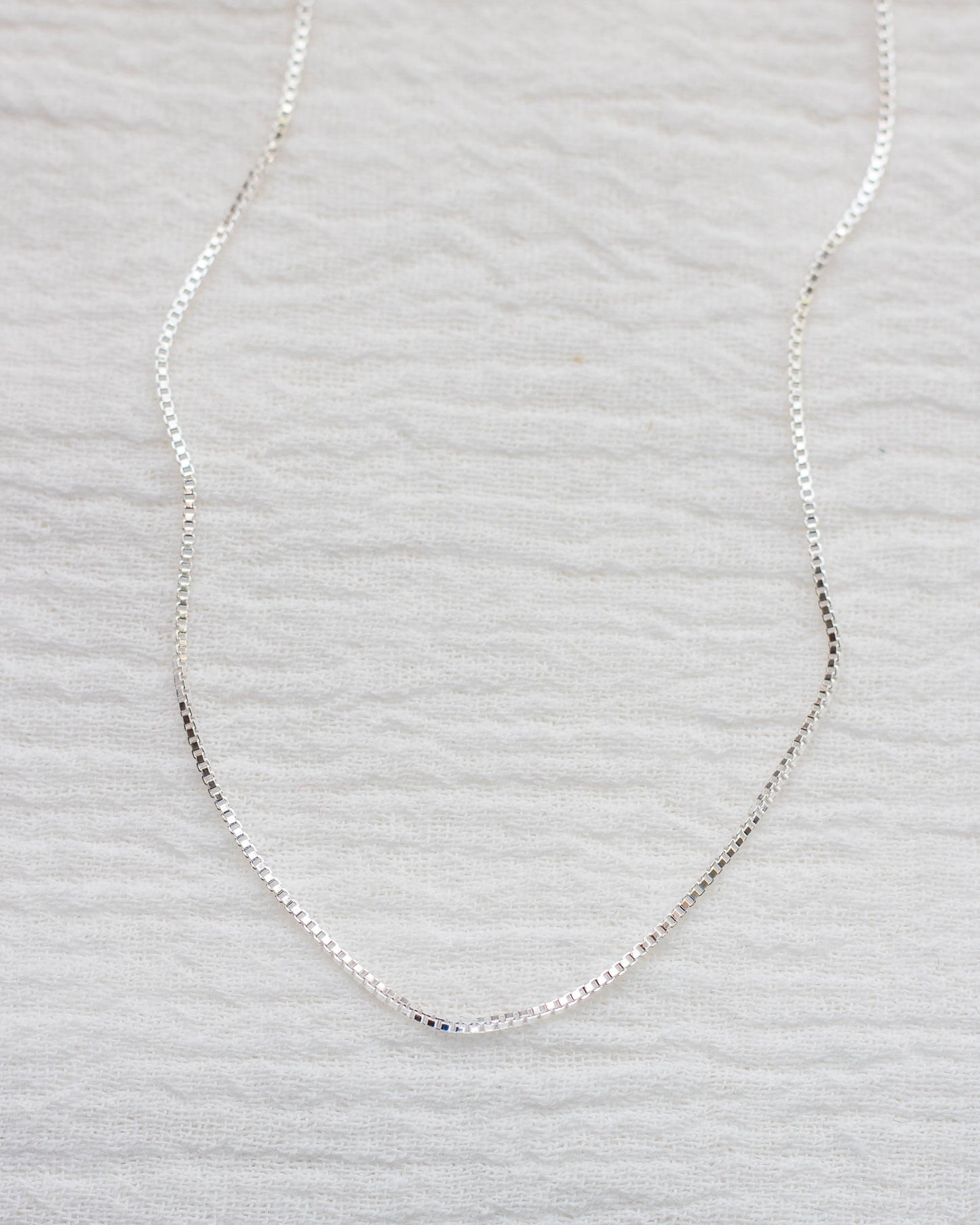 Sterling Silver Box Chain, NC02