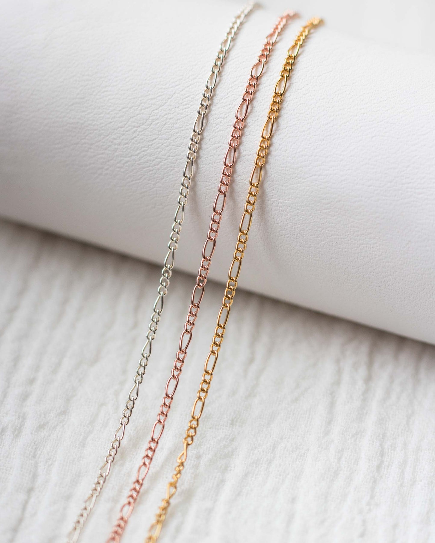 1.5mm Figaro Chain, S13, G13, R13
