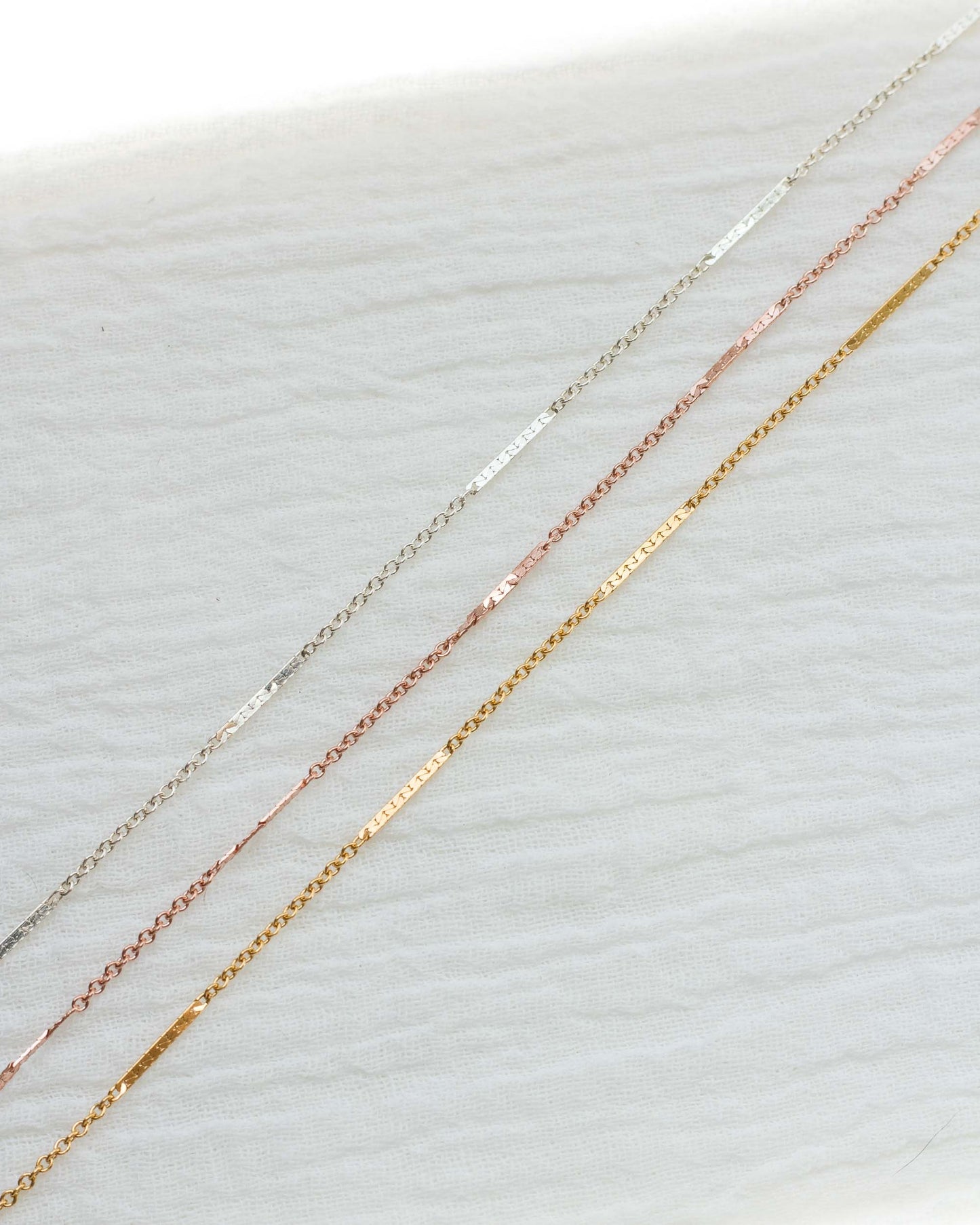 1mm Dapped Bar Chain, G18, S18, R18