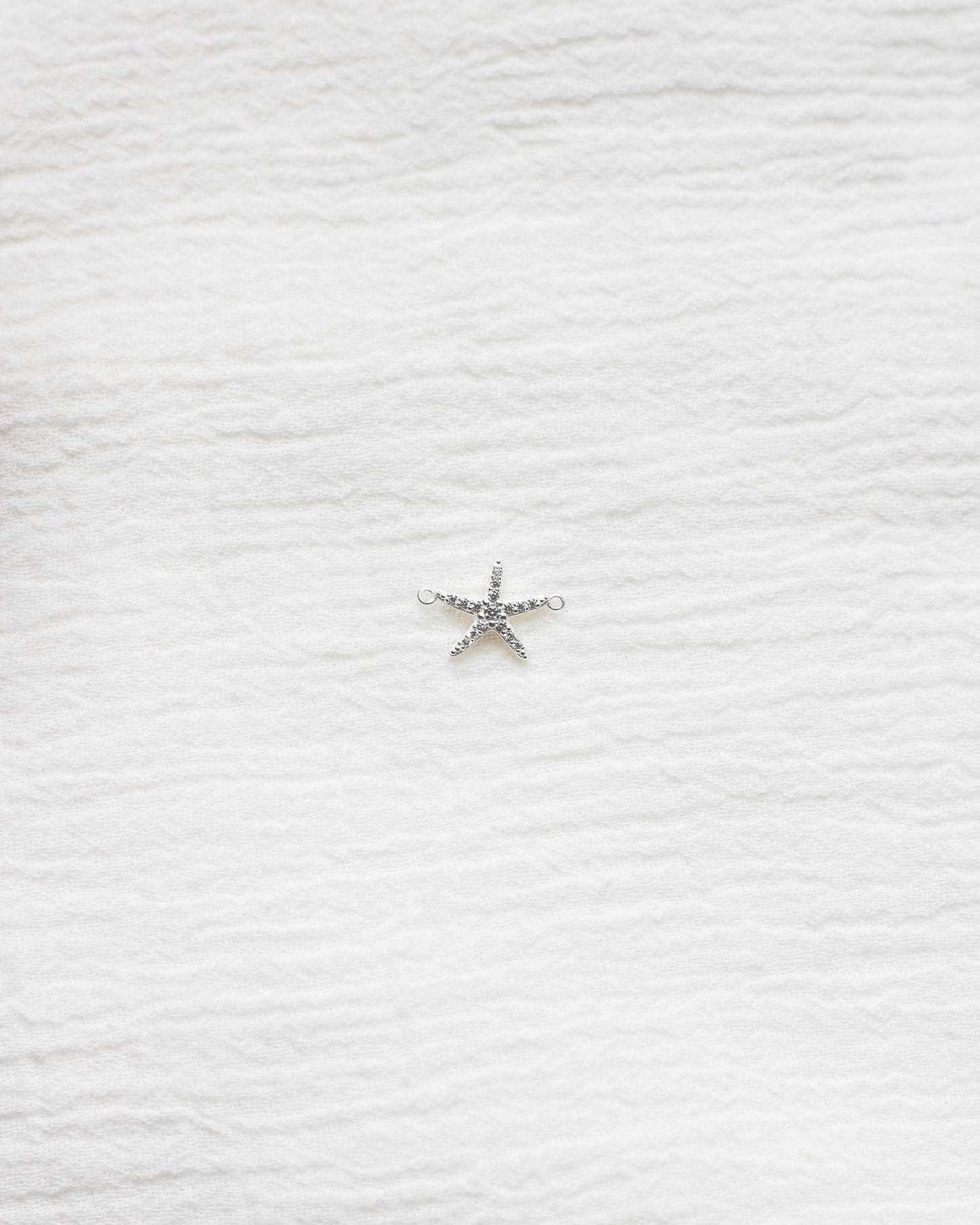 Starfish CZ Pave Connector, CN80