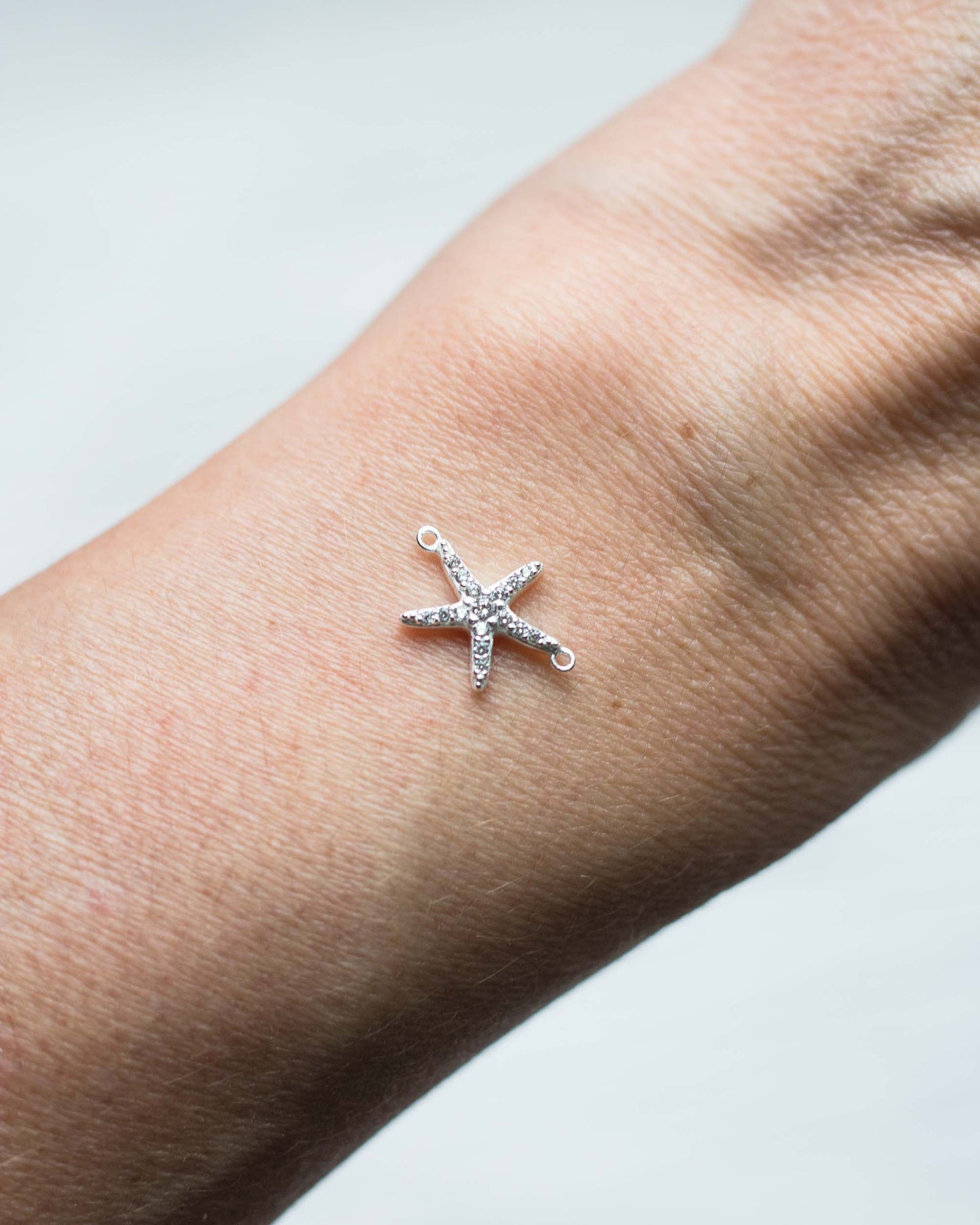 Starfish CZ Pave Connector, CN80