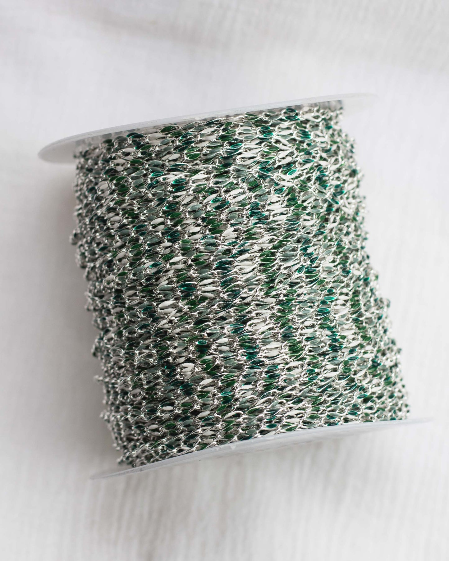 Green Multi Color Enamel Chain, SP103