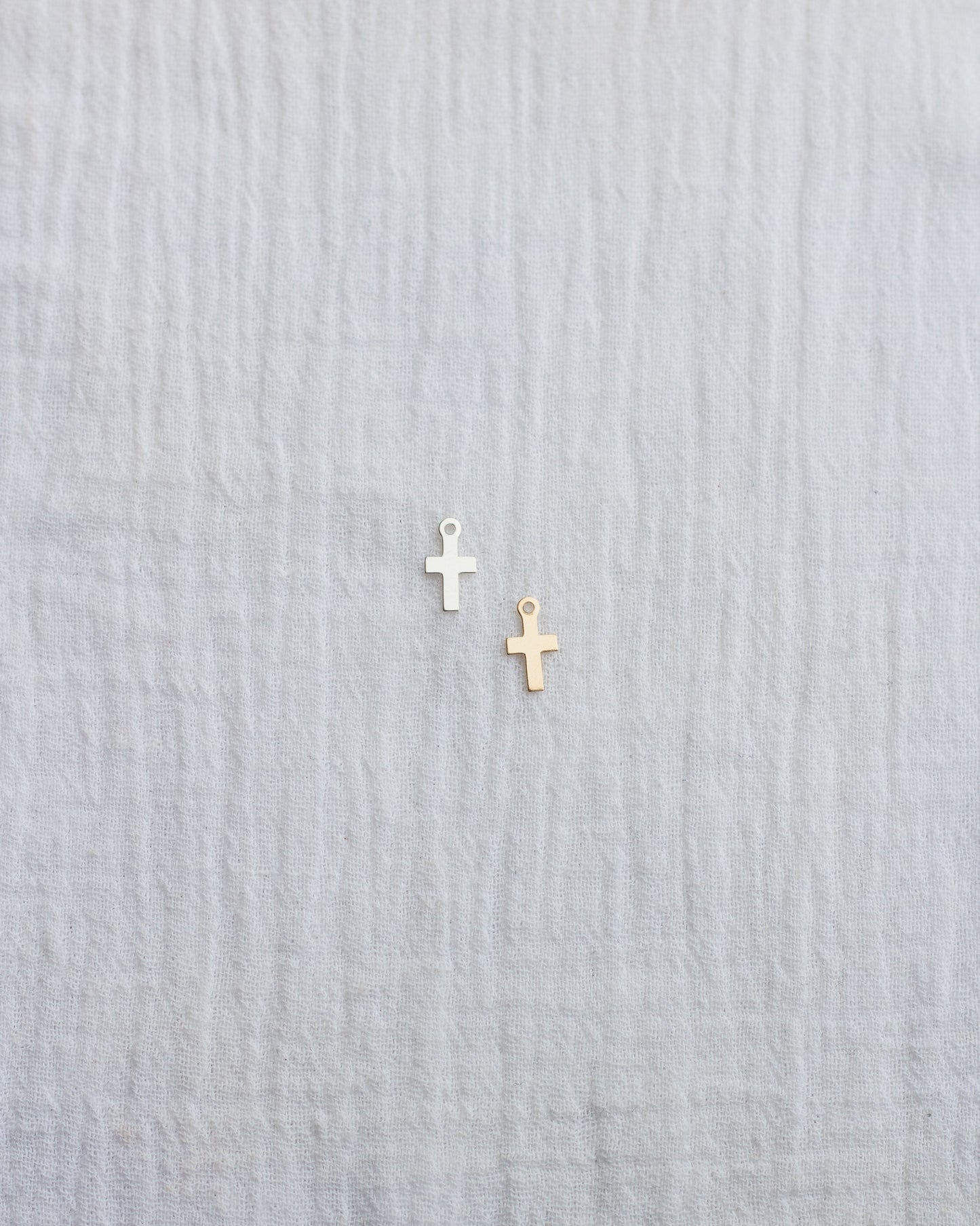 Tiny Cross Charm, CH93