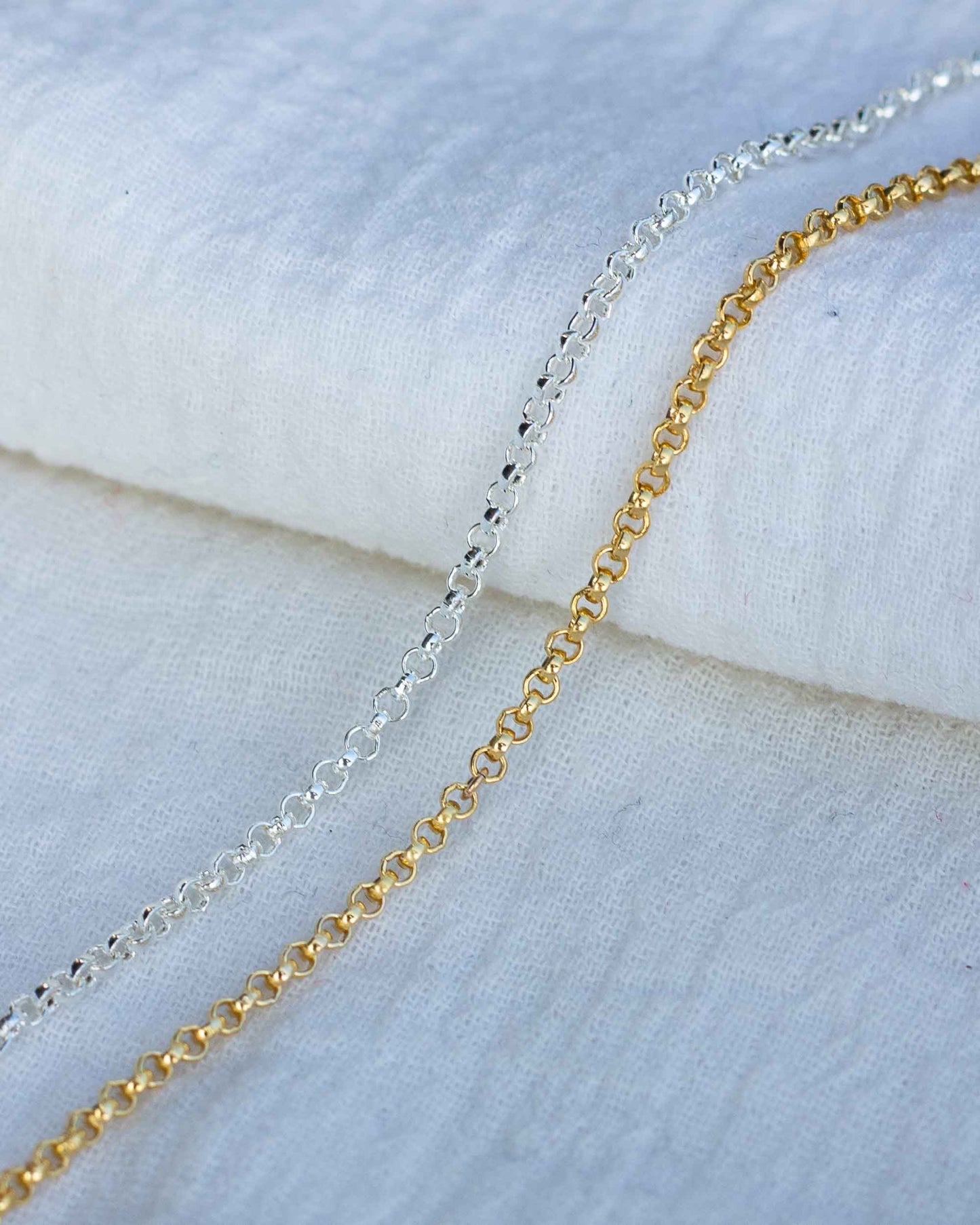 2.1mm Round Rolo Chain, G9, S9