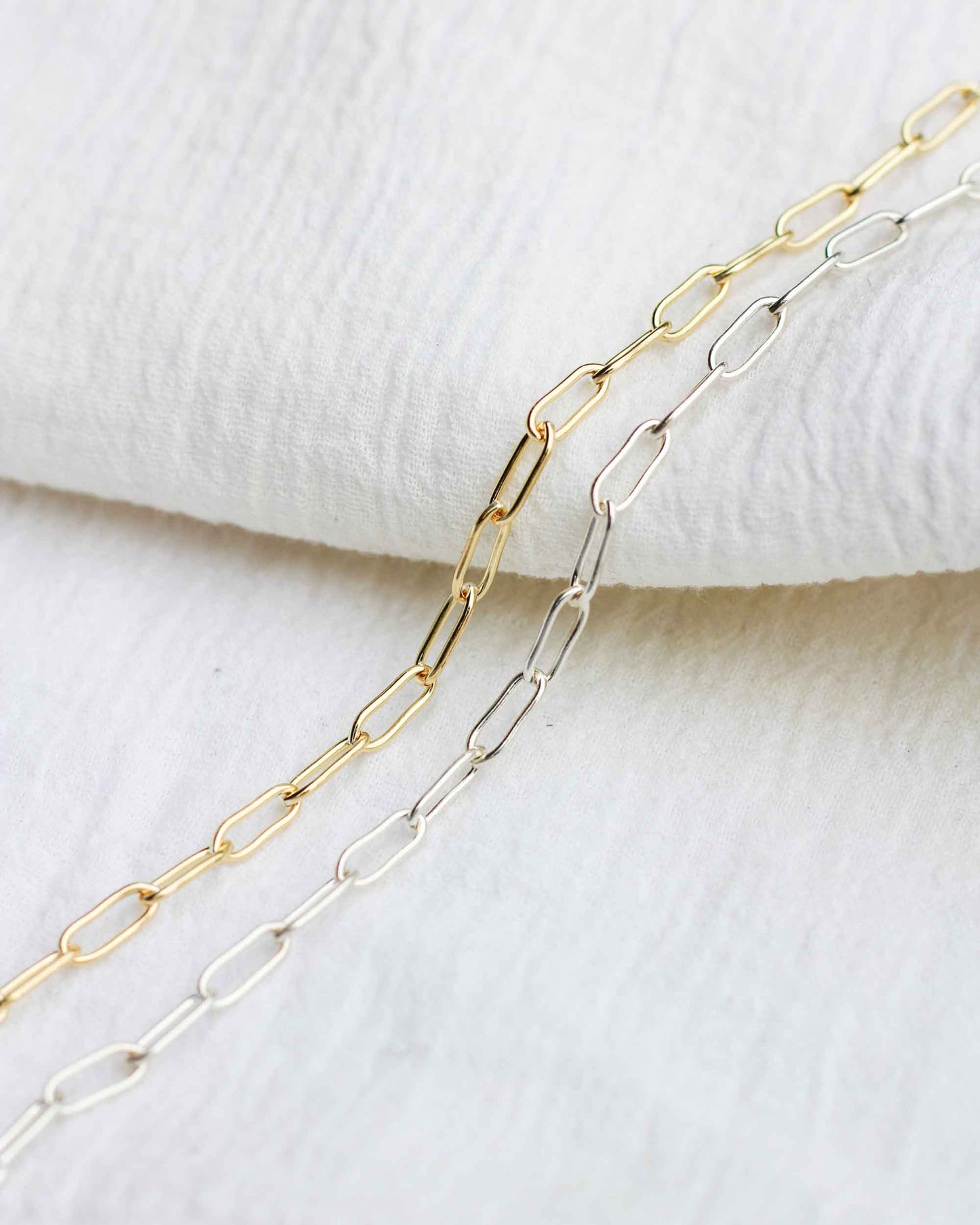 3.8mm Paperclip Cable Chain, G49, S49