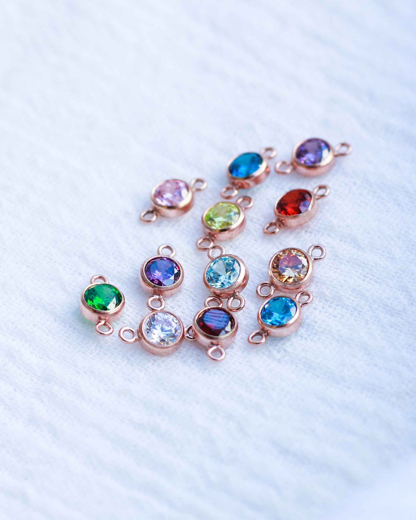 4mm Birthstone Connector, CN04