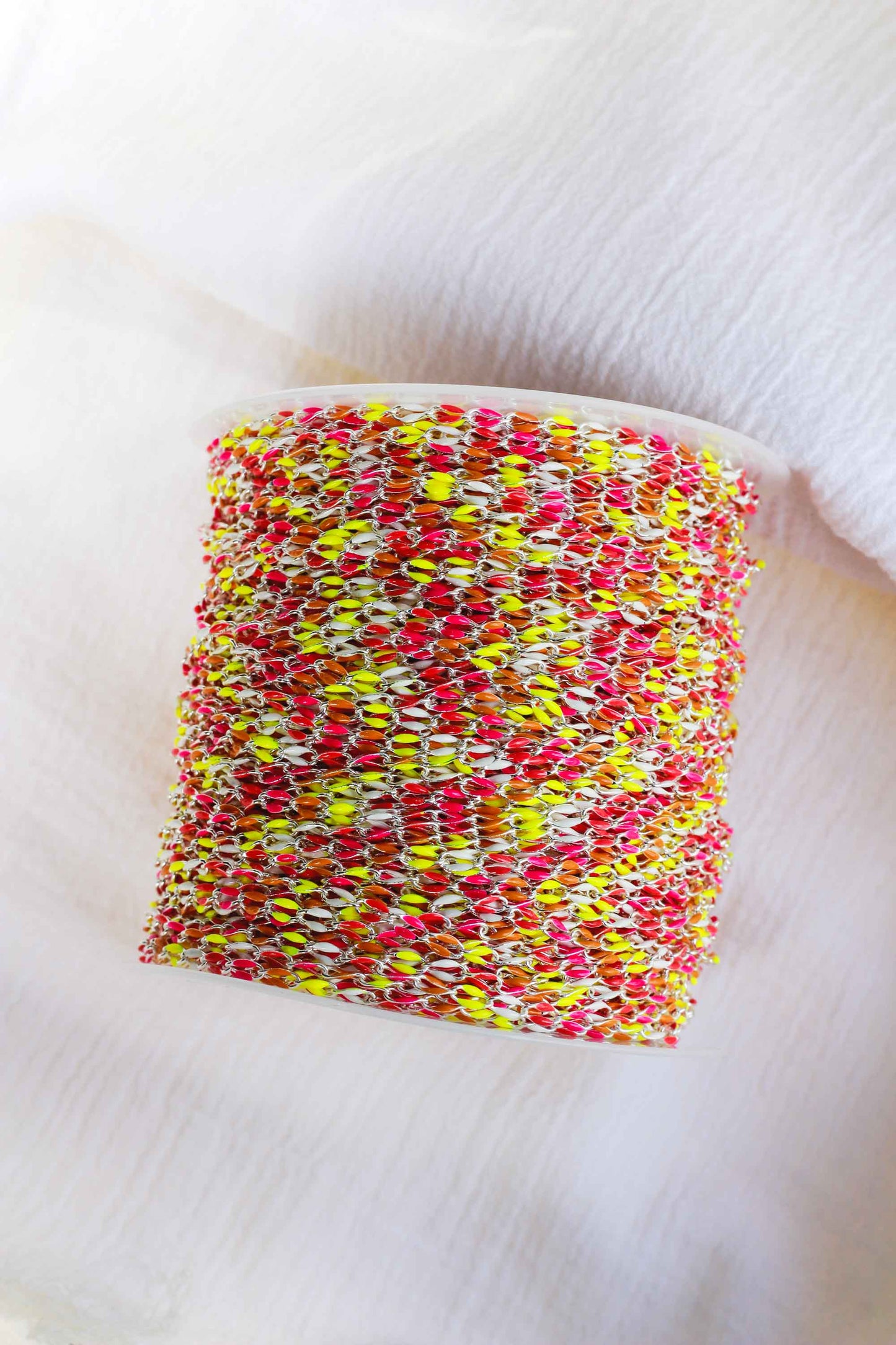Neon Multi Color Enamel Chain, SP101