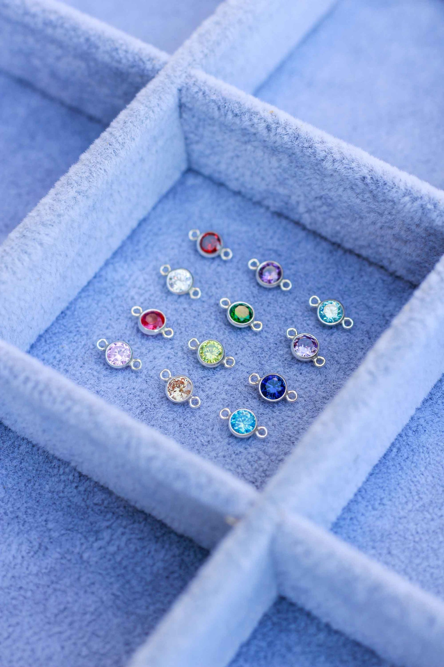 4mm Birthstone Connector, CN04