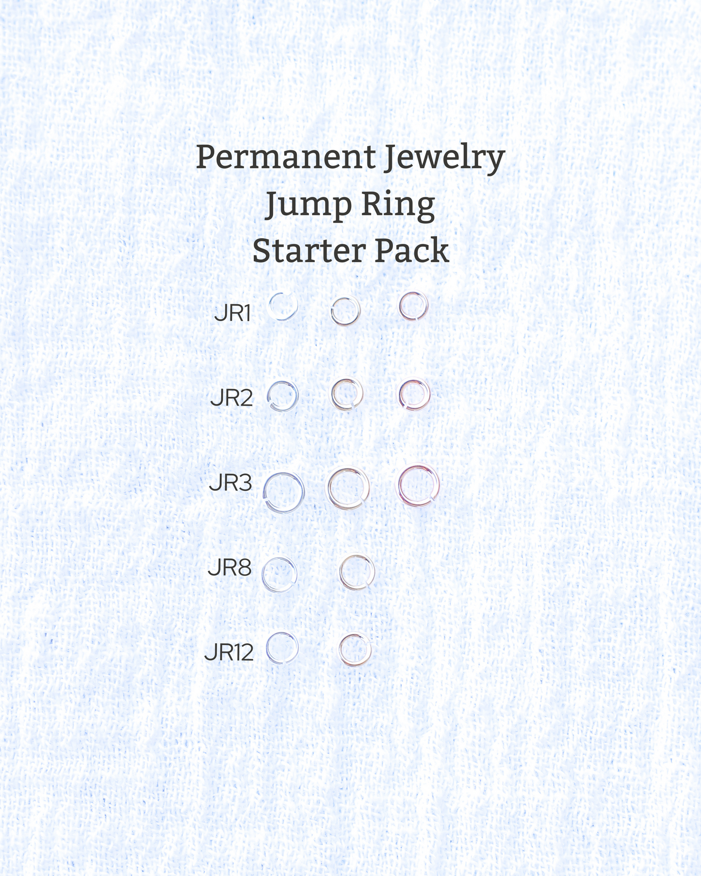 Jump Ring Starter Pack - Sterling Silver, JRBP-SS