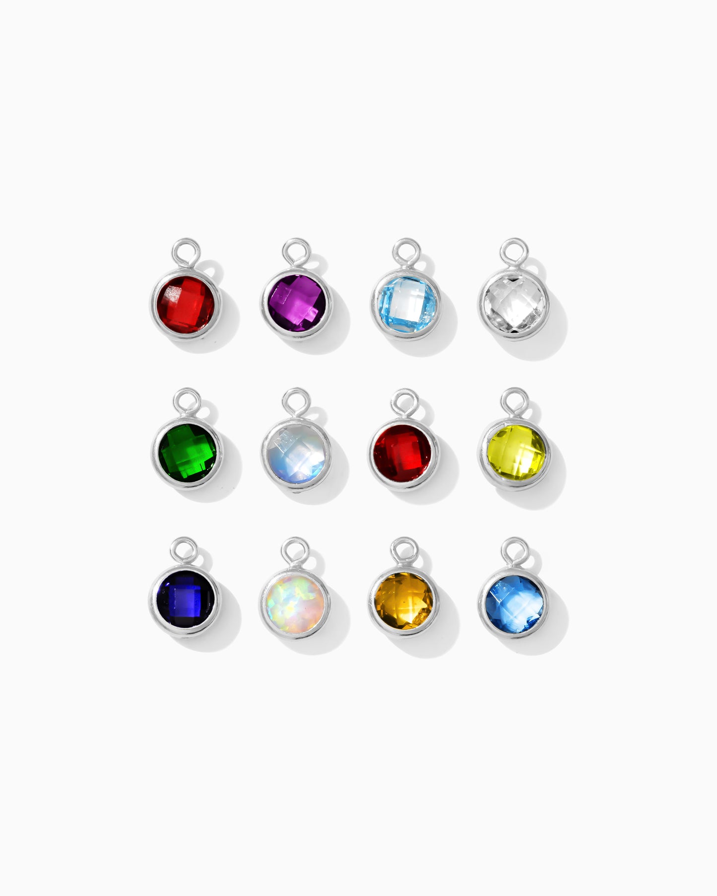 4mm Genuine Birthstone Charm
