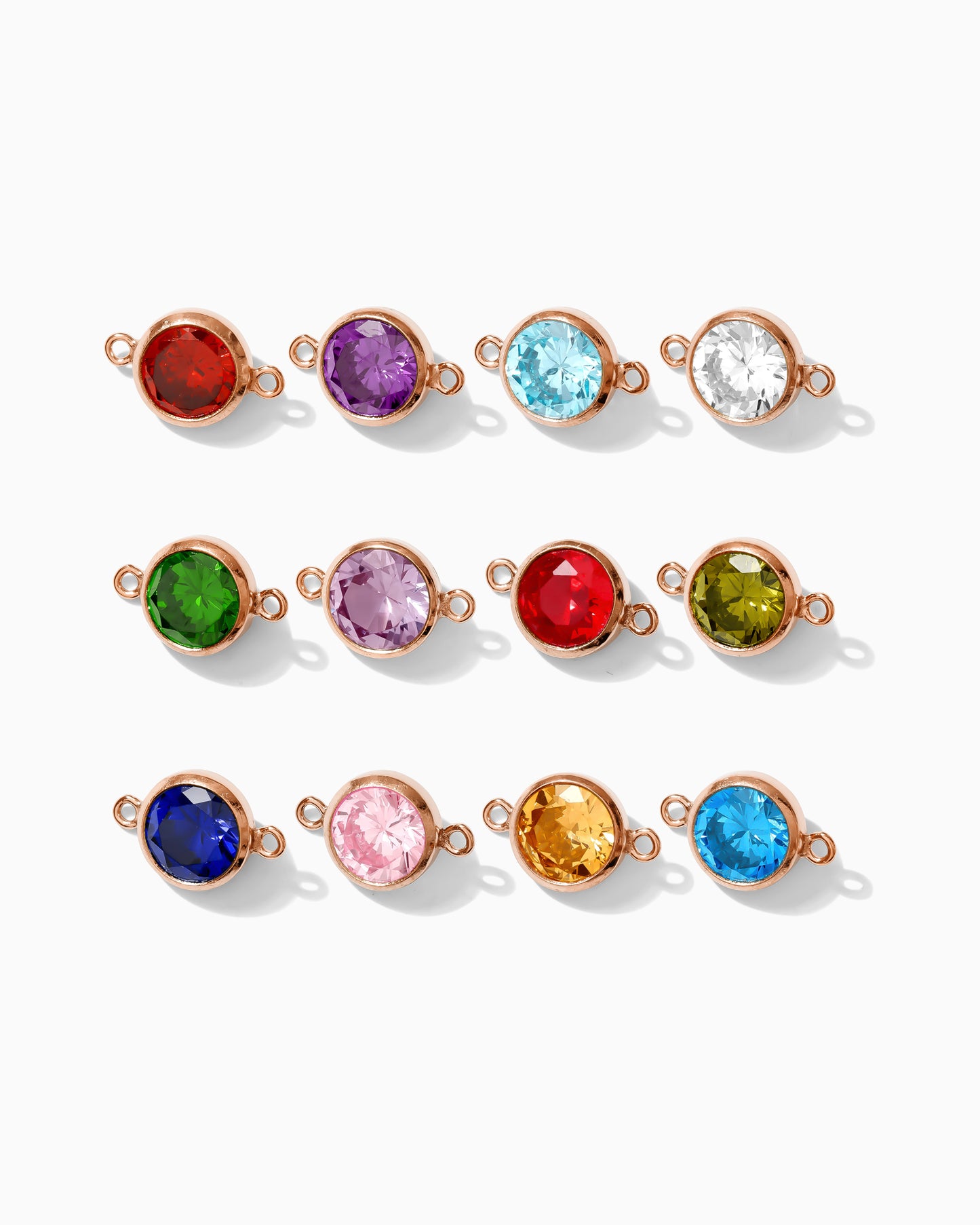 6mm Birthstone Connector, CN195