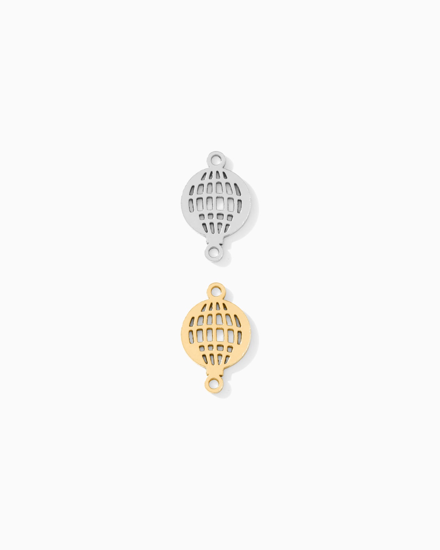Disco Ball Connector Charm, CN376