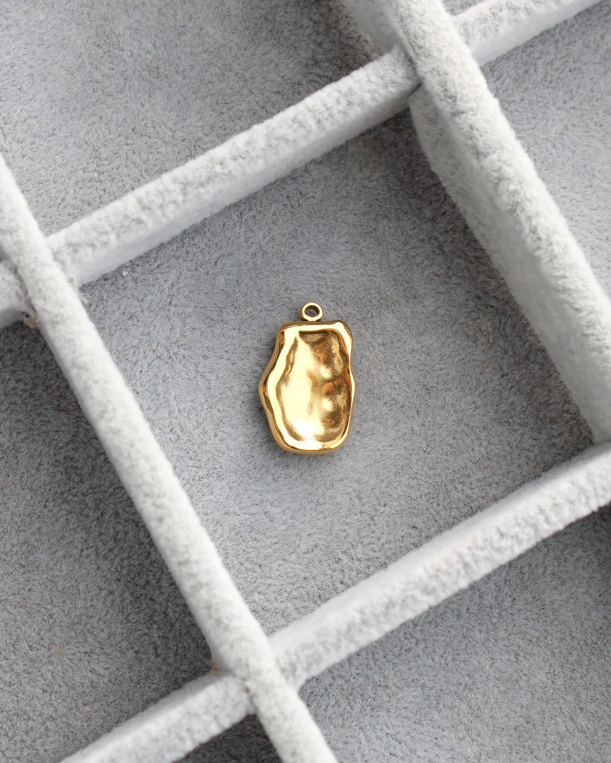 20mm Organic Rectangle PVD Charm, CH482