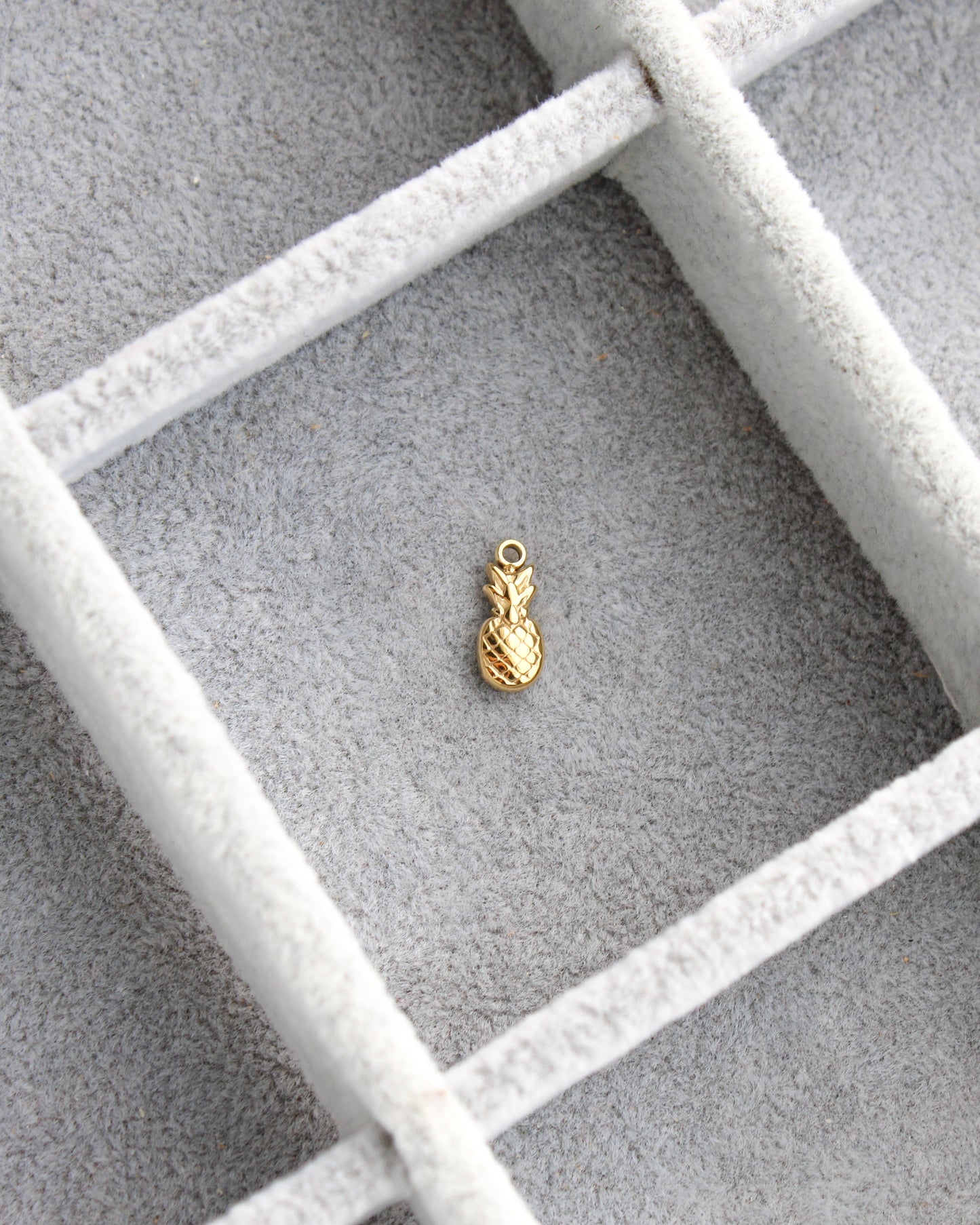 12mm Pineapple PVD Charm, CH441