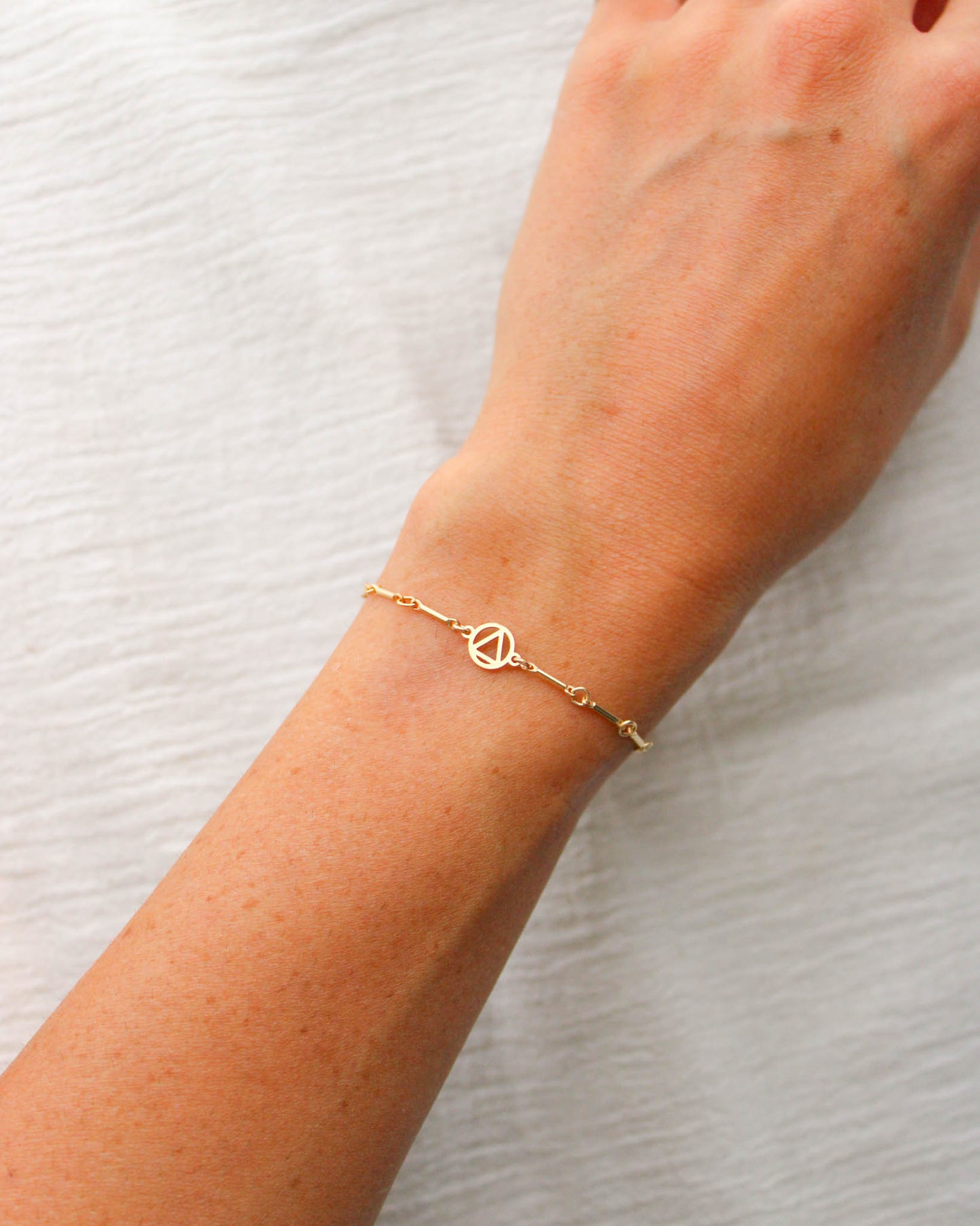 Sobriety Connector Charm, CN359
