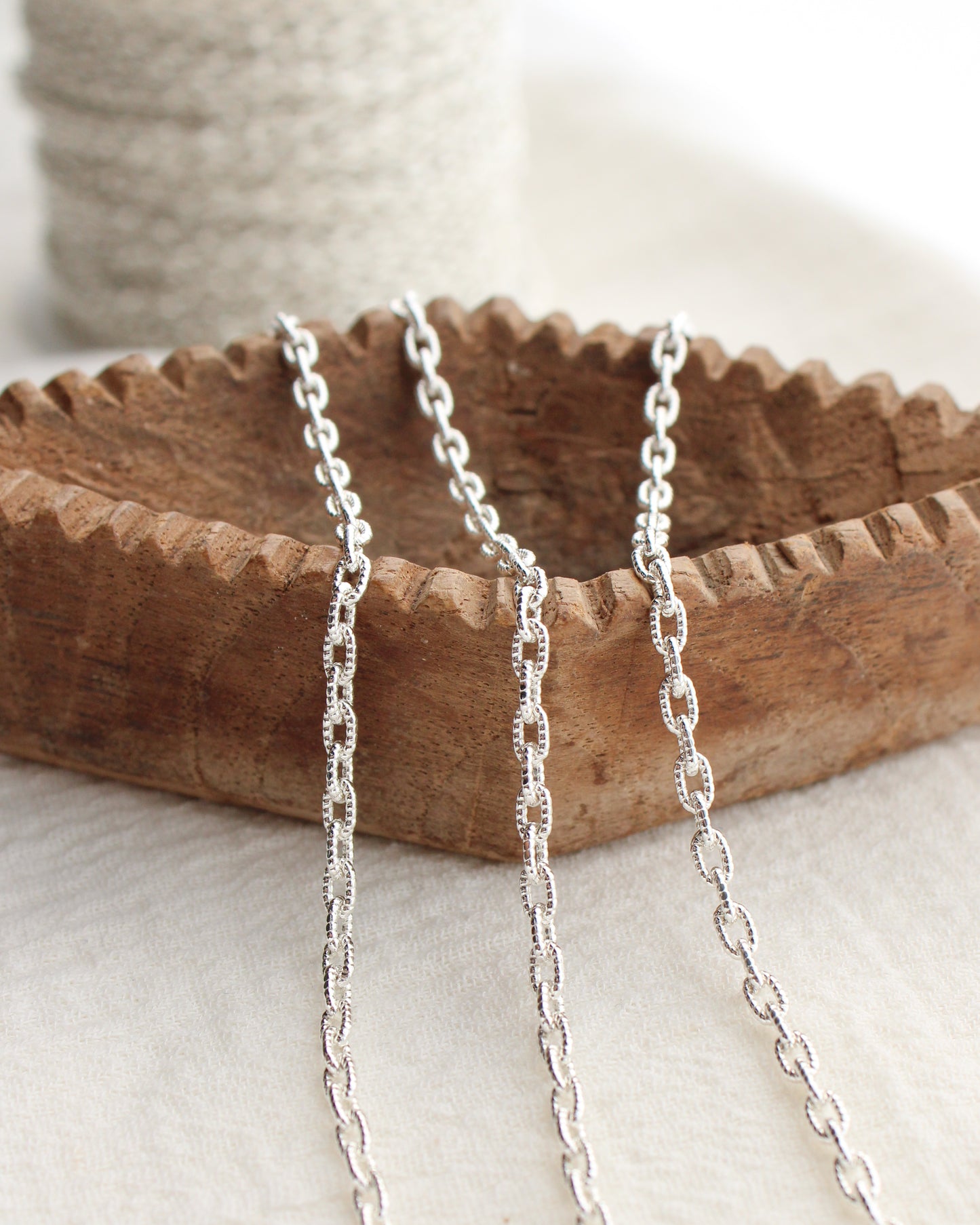 2.6mm Patterned Cable Chain, S197