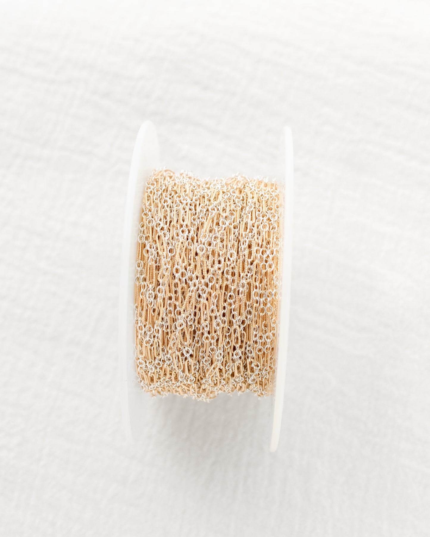 1.6mm Patterned Long and Short 1+3 Mixed Metal Chain, M201