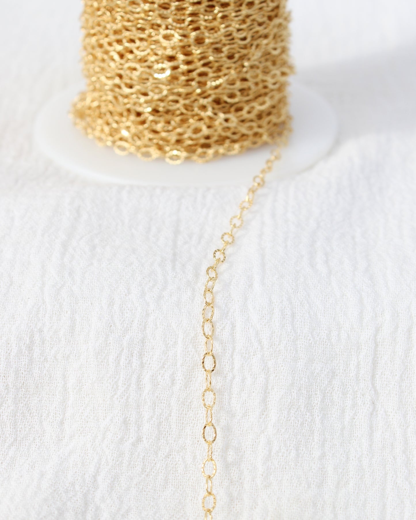 2.6mm Flat Patterned Cable Chain, G217