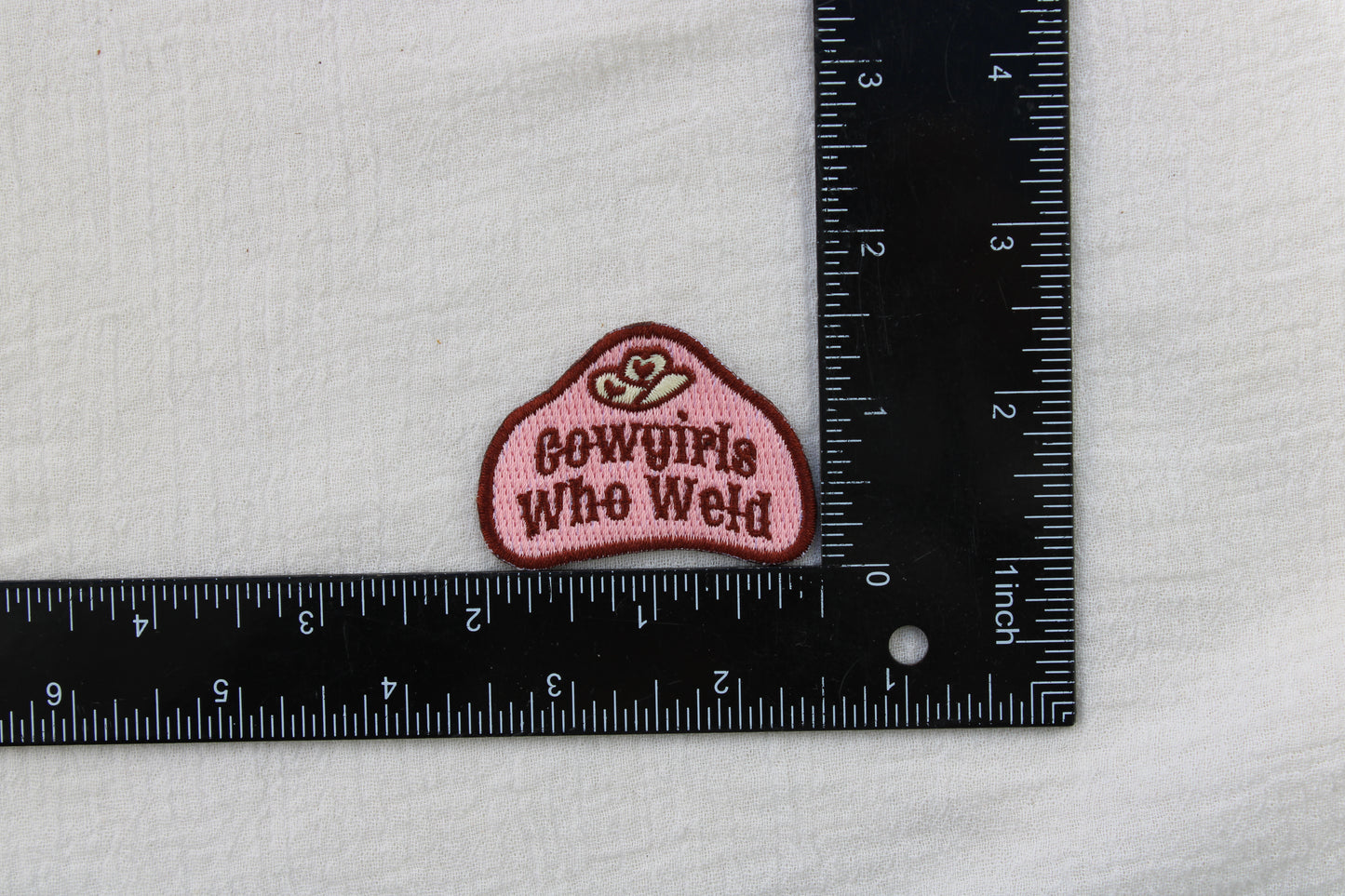 Cowgirls Who Weld Iron-On Patch