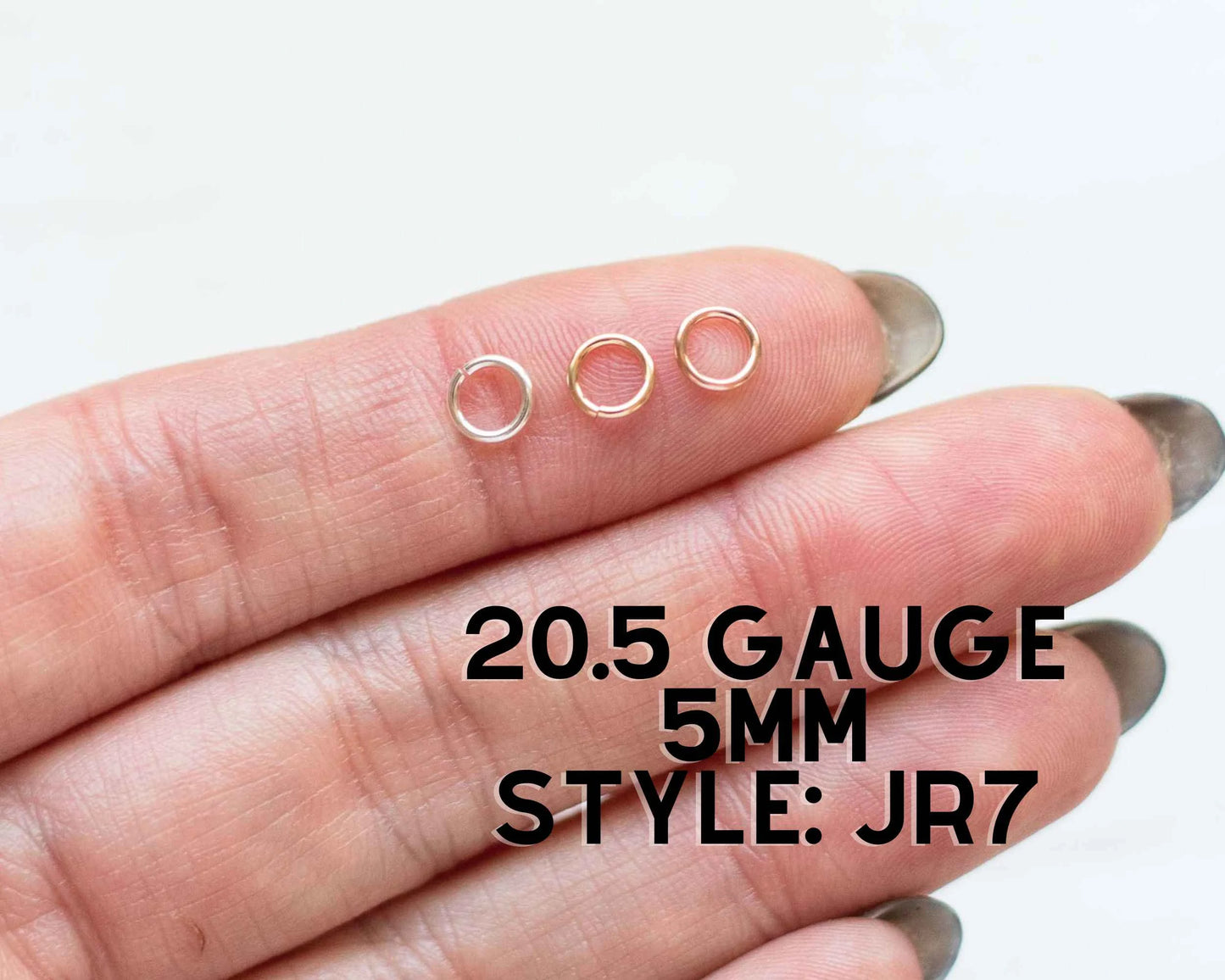 Jump Rings 5mm OD, 20.5g, JR7