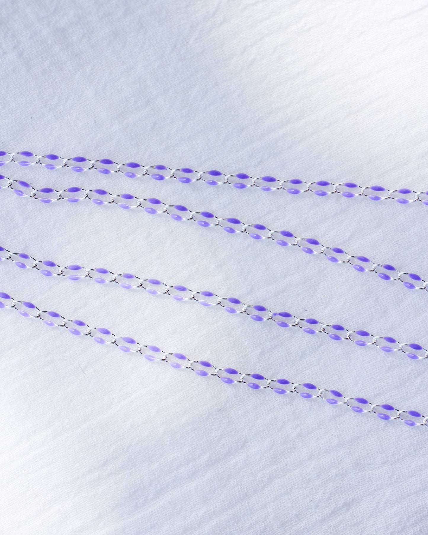Lavender Enamel Chain, SP119