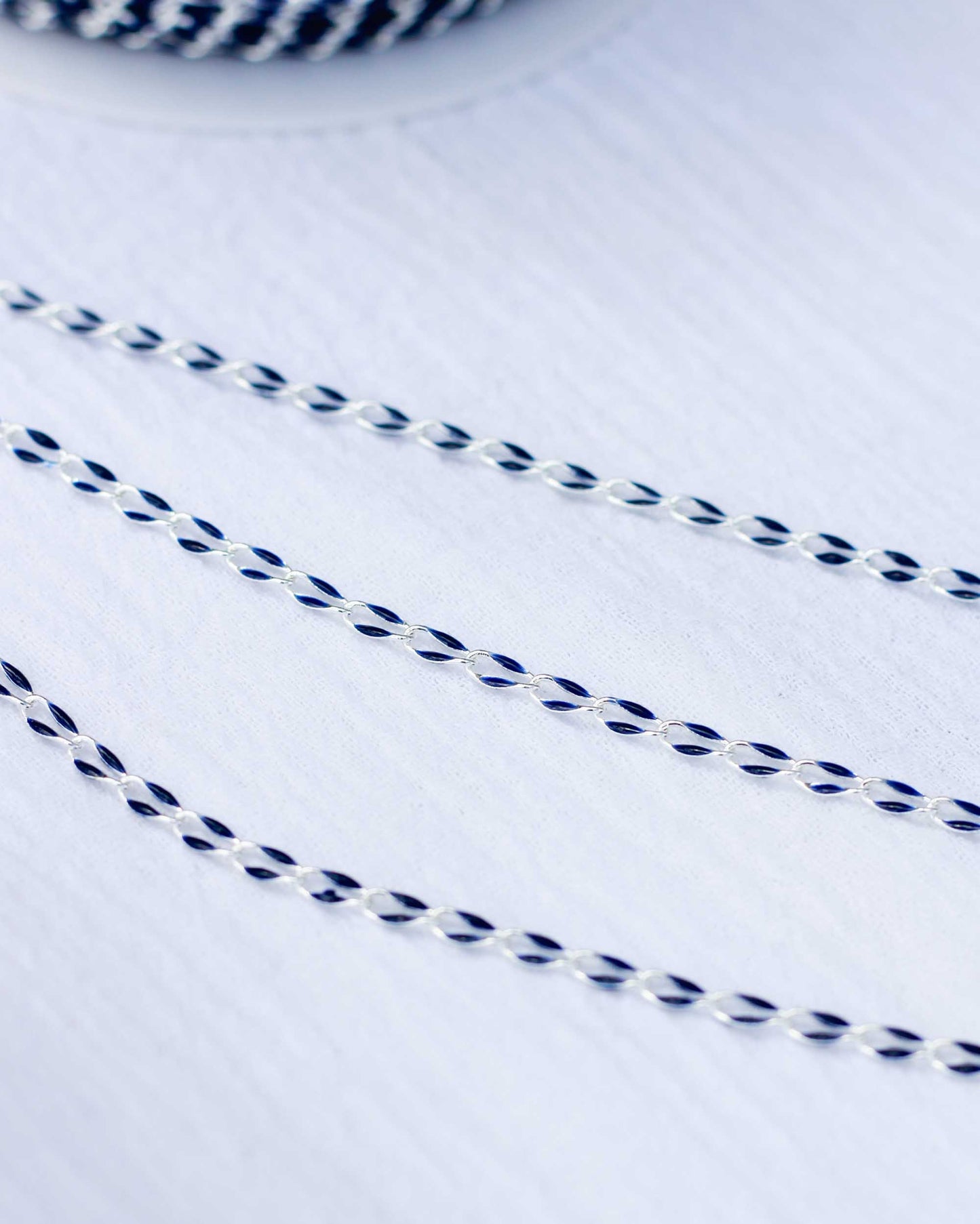 Navy Blue Enamel Chain, SP123
