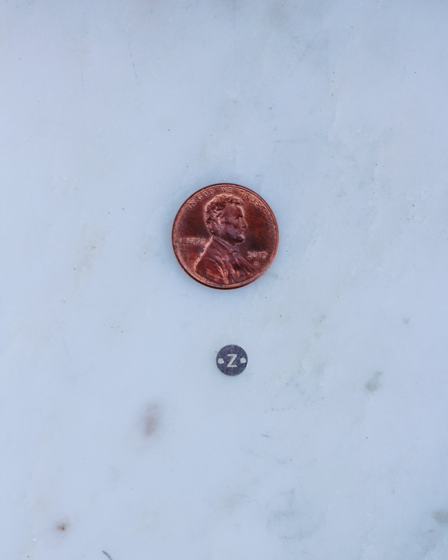 Sterling Silver Letter Connector, CN196