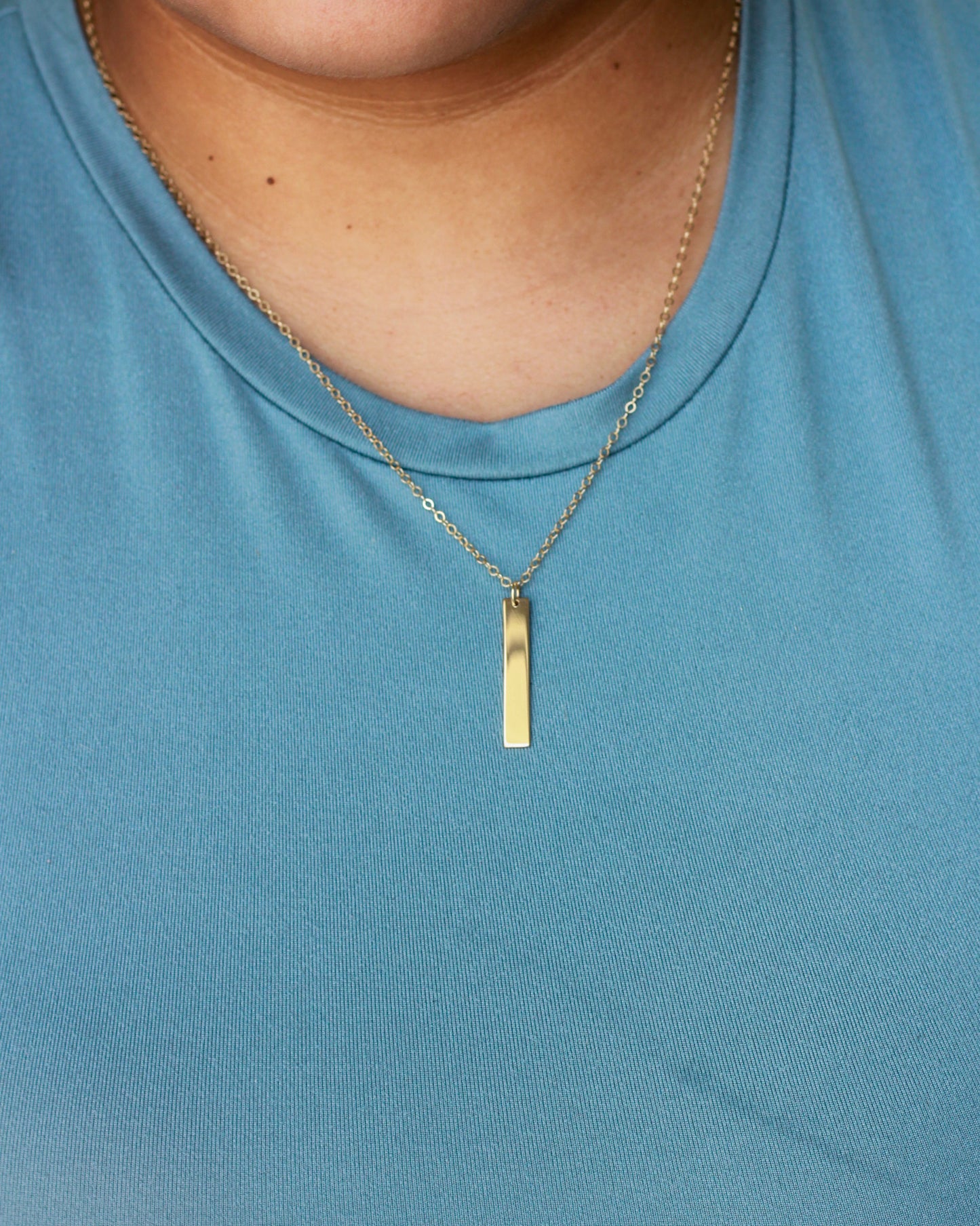 1.20" Blank Rectangle Charm, B90