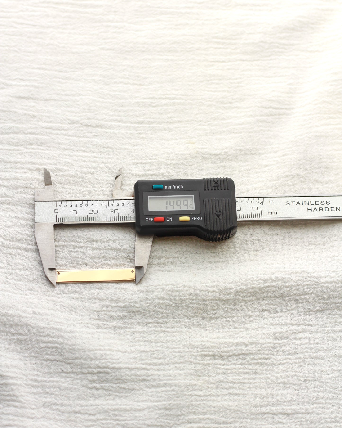 1.5x.25" Blank Necklace Connector, B91