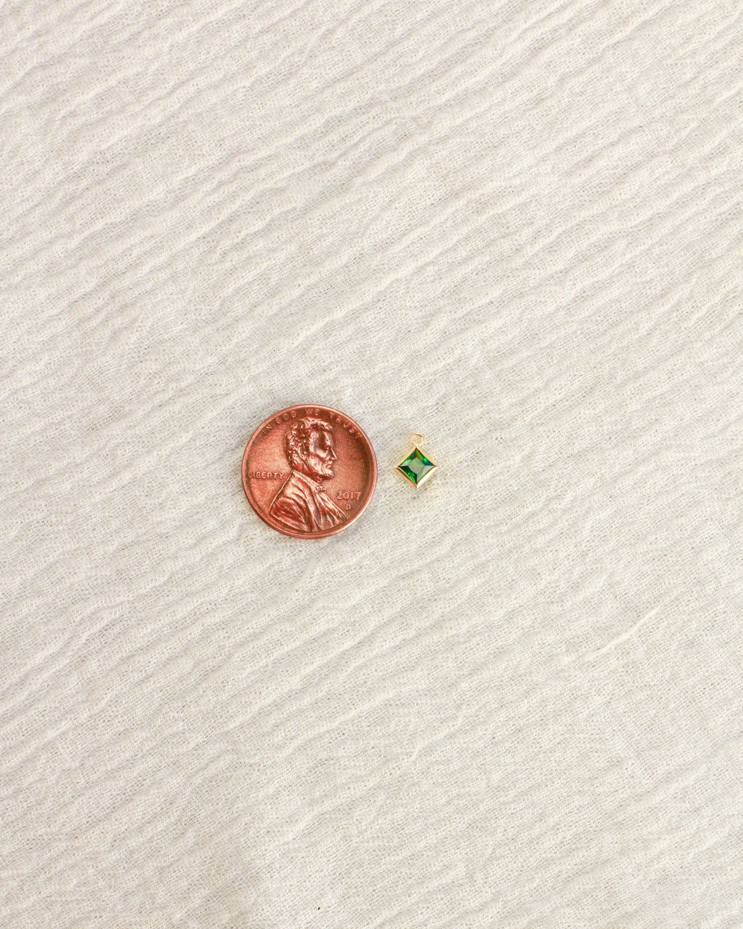 4mm Diamond Birthstone Charm, CH253