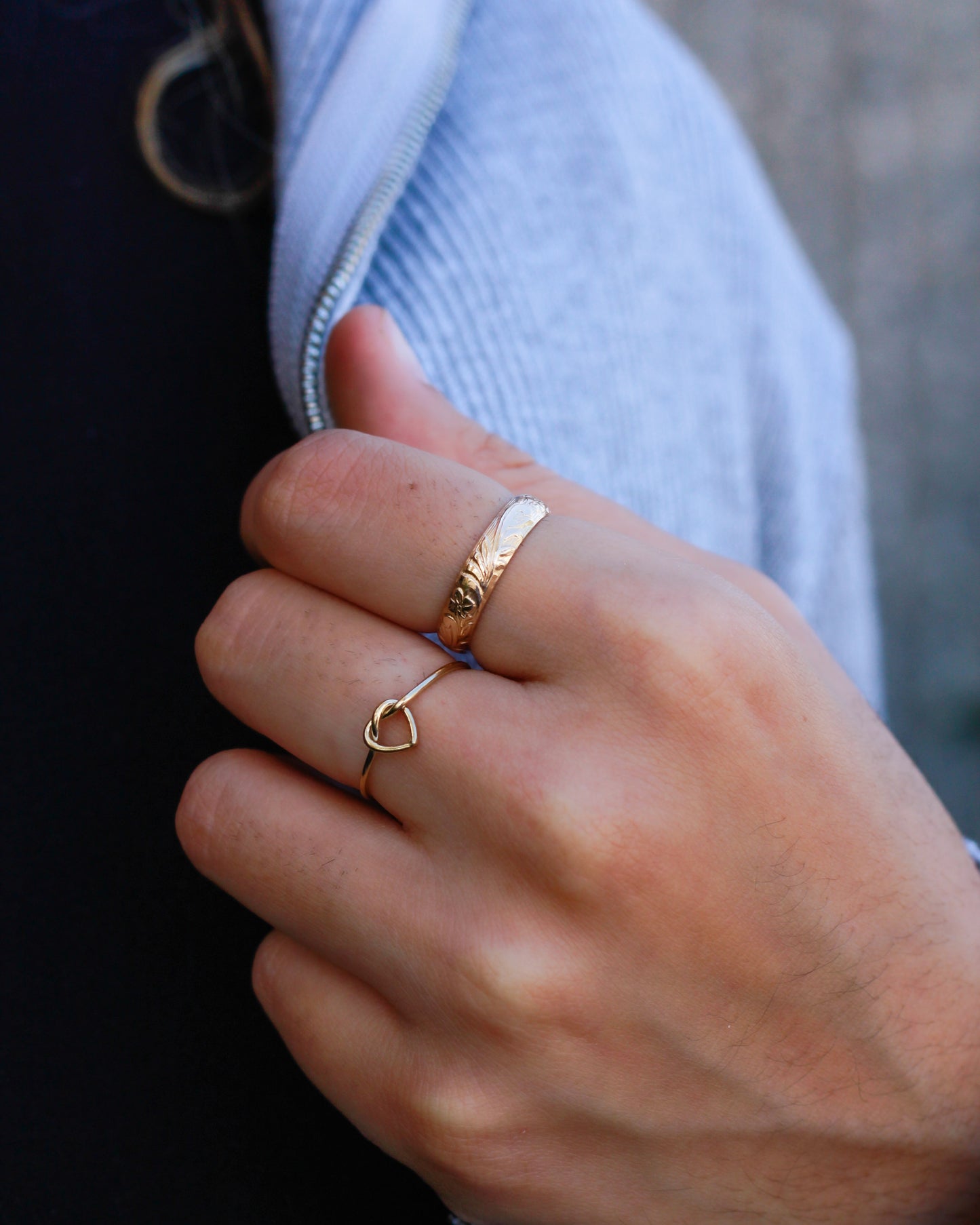 Patterned Band Ring, R47
