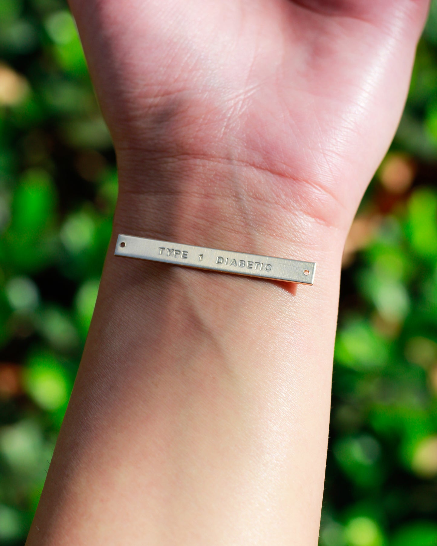 1.75" Custom Text Bracelet Connector, CN272