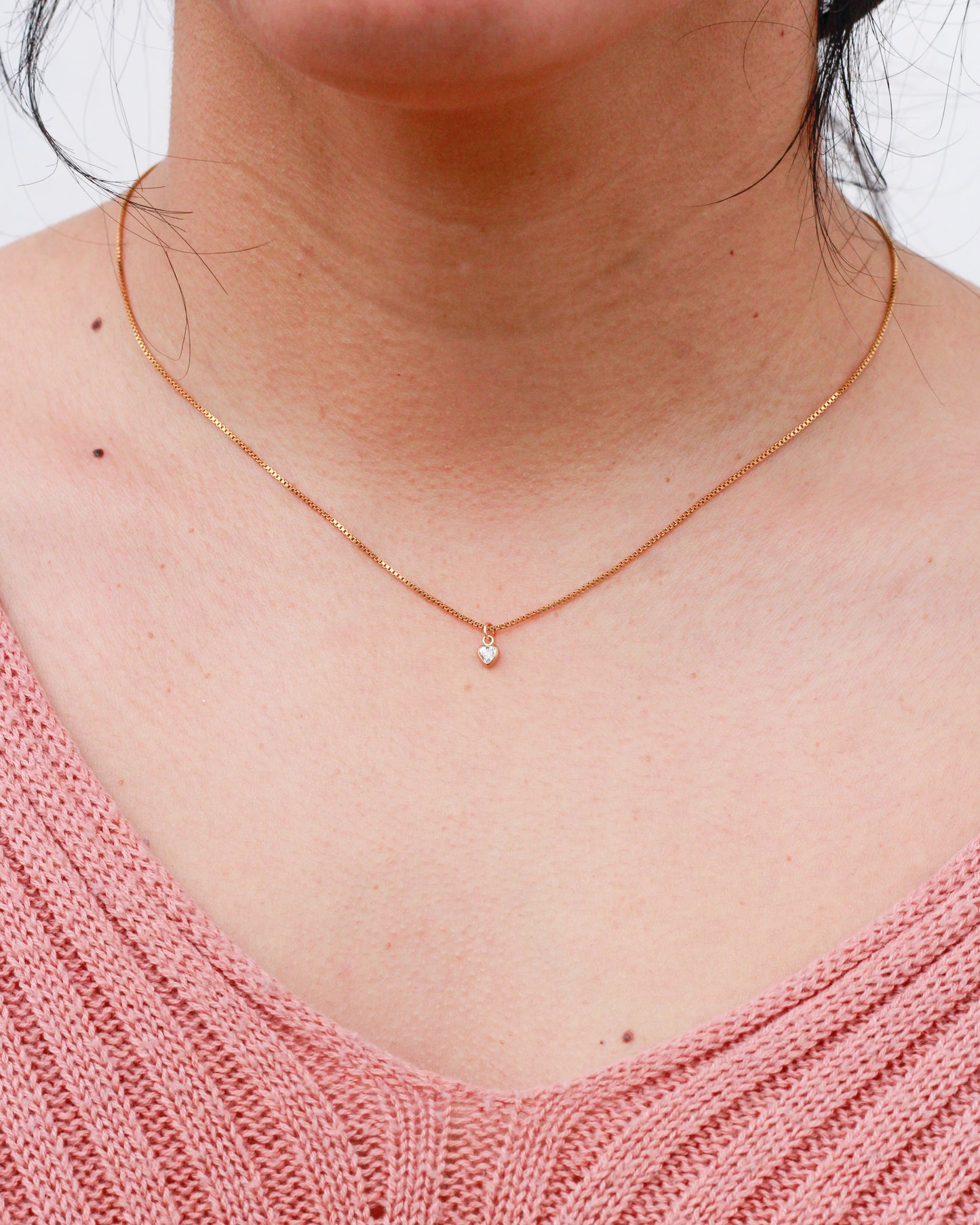 3mm Heart Bezel Charm, CH262